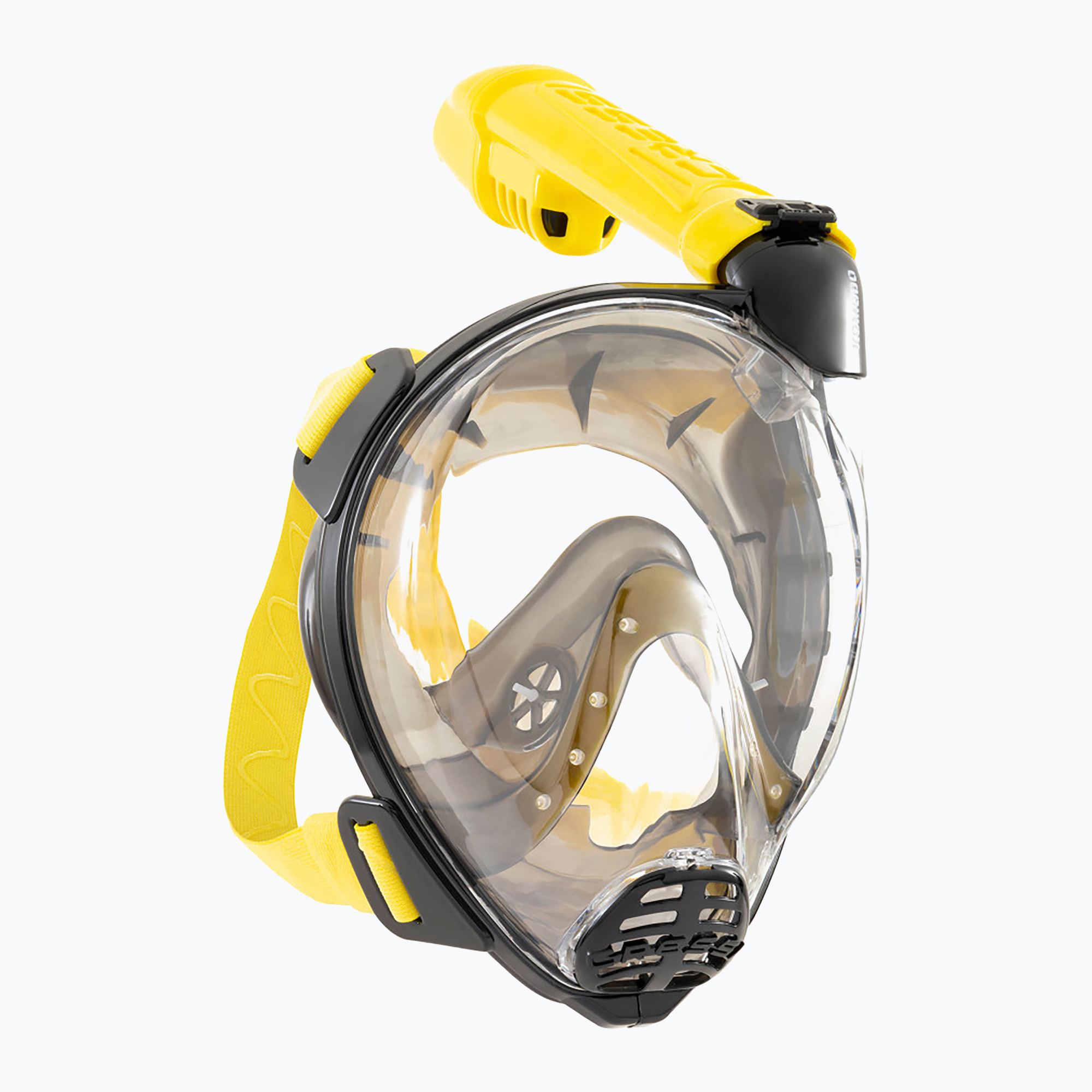 Maska pełnotwarzowa do snorkelingu Cressi Komodo Full Face black/yellow 