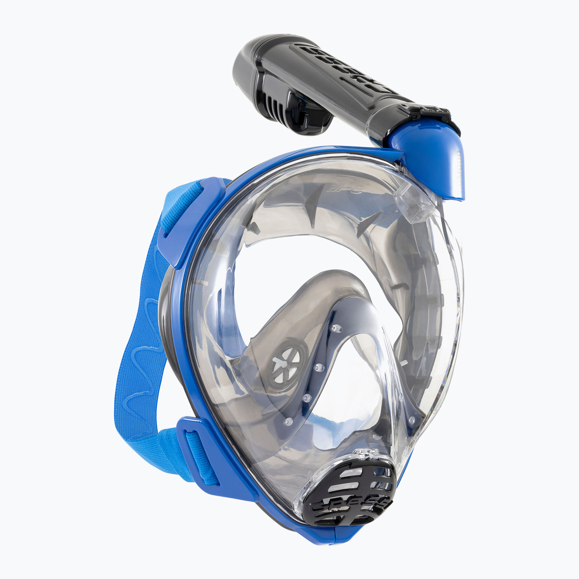 Maska pełnotwarzowa do snorkelingu Cressi Komodo Full Face blue/black 