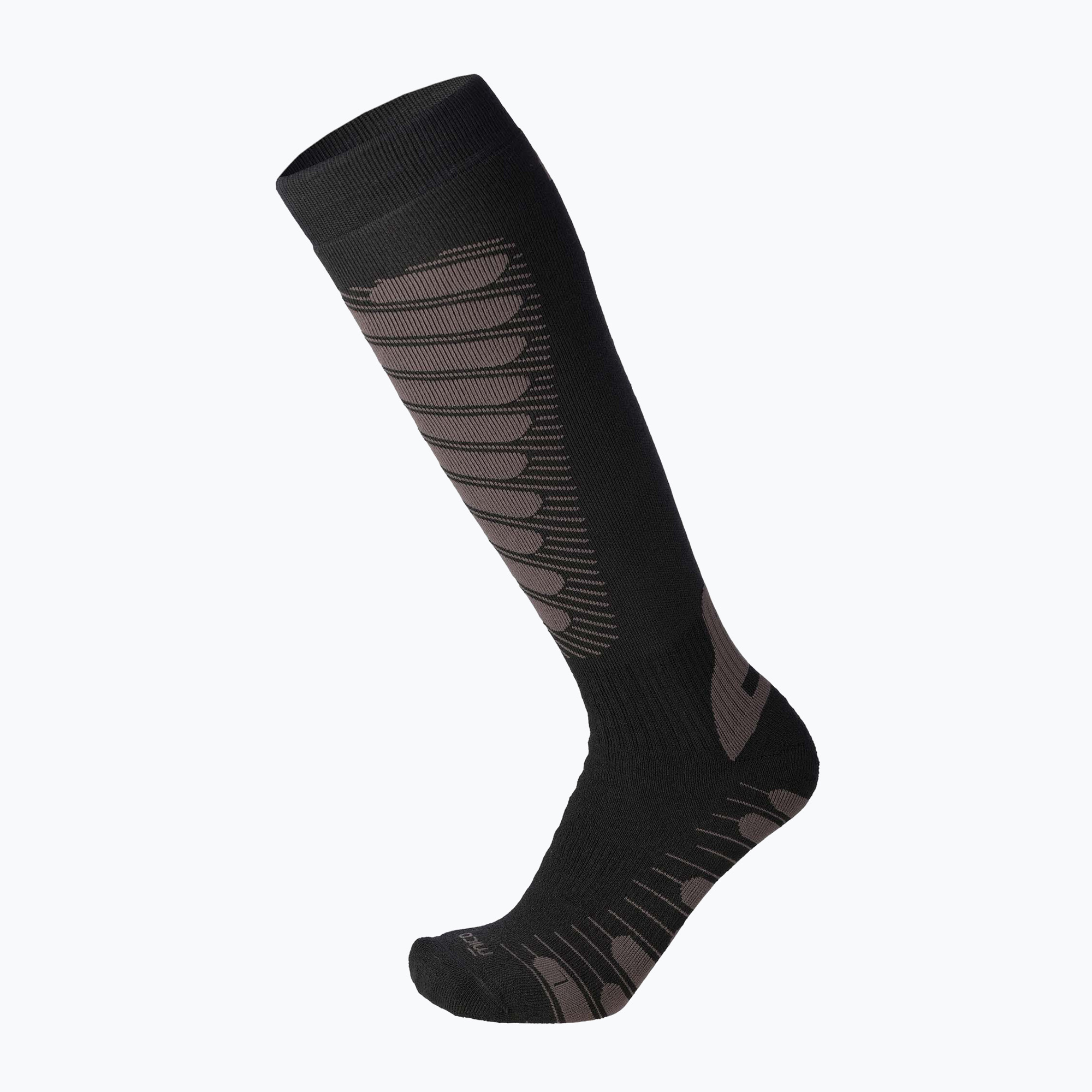 Скиорски чорапи Mico Heavy Weight Superthermo Primaloft Merino Ski nero grigio