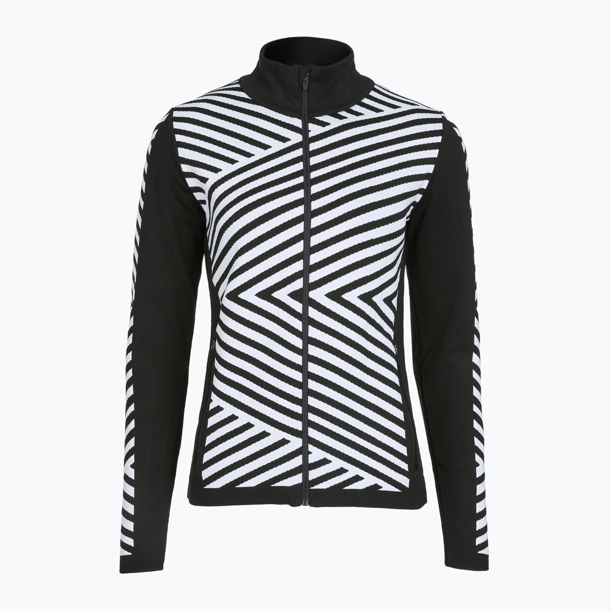 Дамски термо суитшърт Newland Coral Full Zip black/white