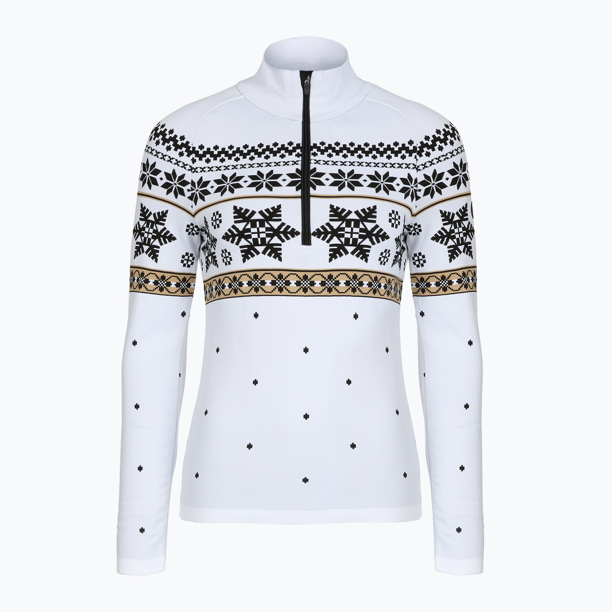 Дамски термо суитшърт Newland Isalind Half Zip white/black