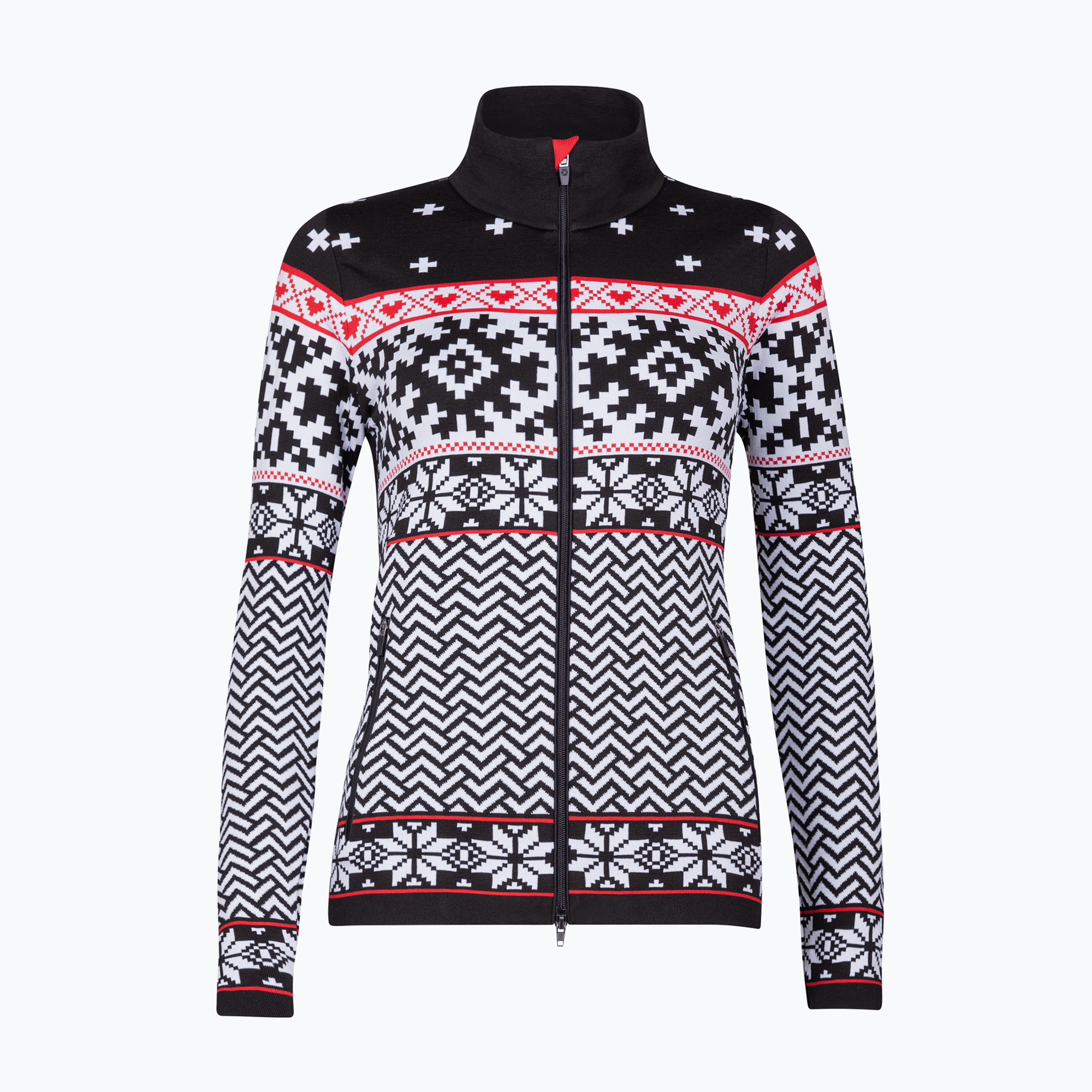 Дамски термо суитшърт Newland Kylie Full Zip black/white