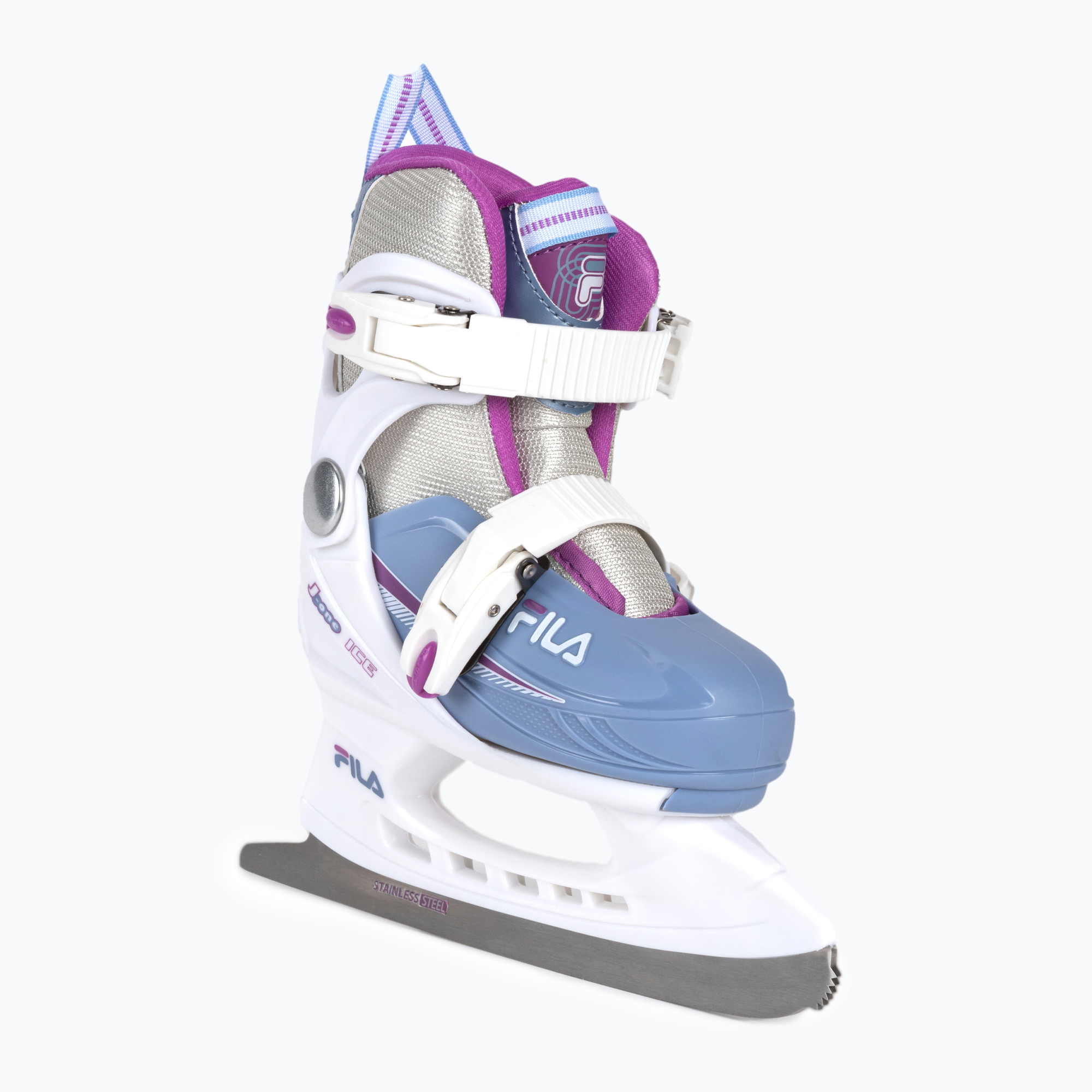 Pattini FILA J-One G HR per bambini bianco/azzurro (31-35 EU) (J-One G HR 10417225350)