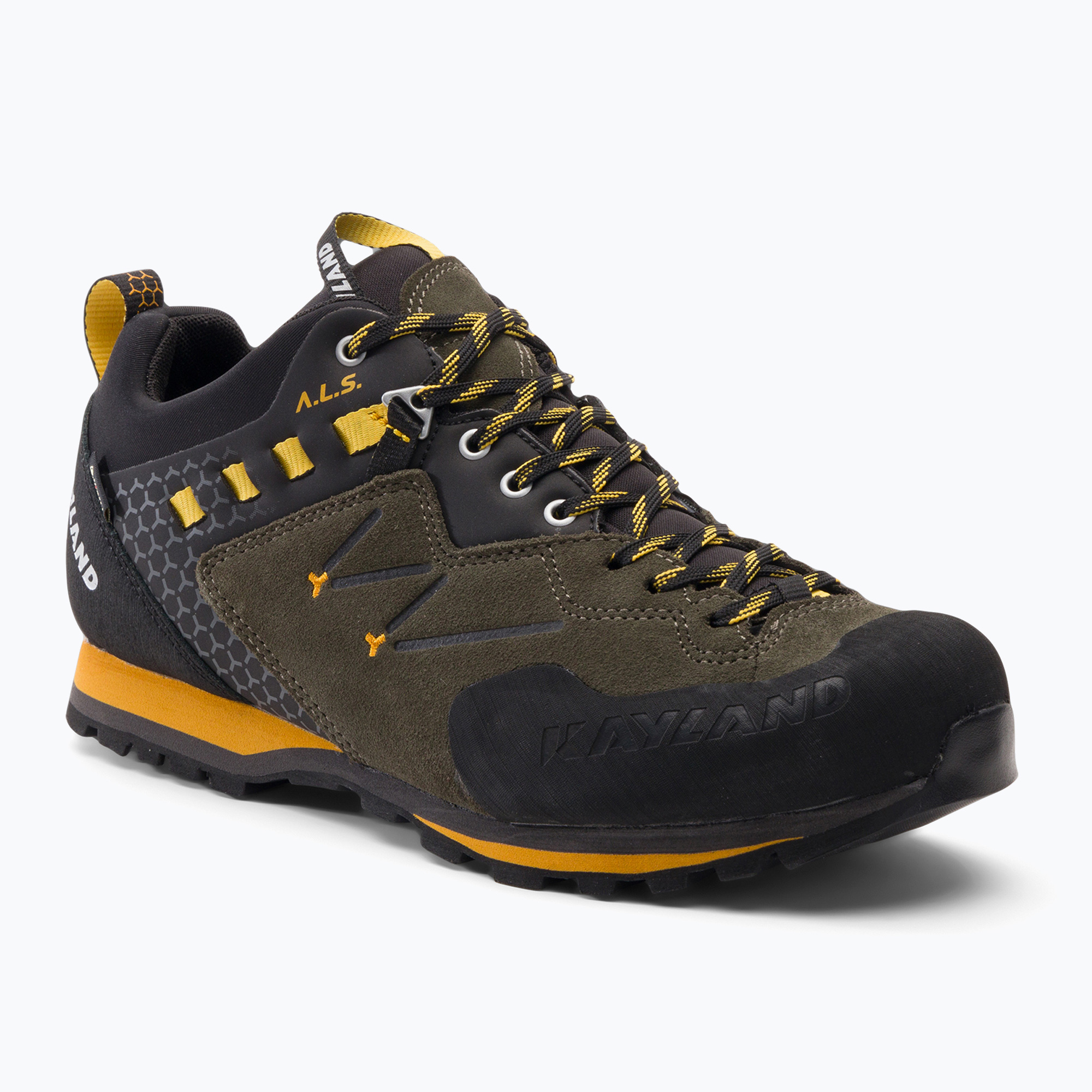 Kayland Vitrik GTX cizme de trekking pentru bărbați 018022600 verde închis/ocher (Vitrik GTX 018022600)