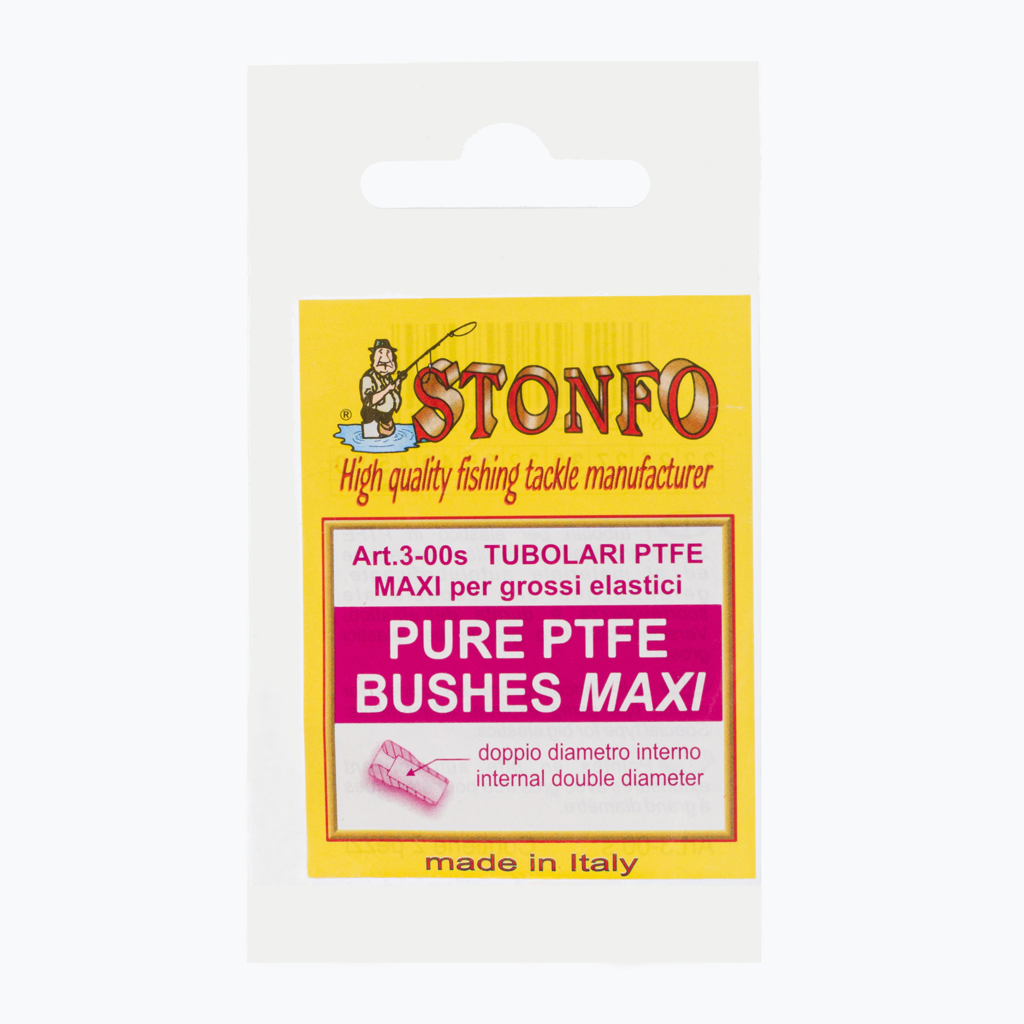 Stonfo teflon rúdvéghüvely 2 db fehér 218064 (218064)
