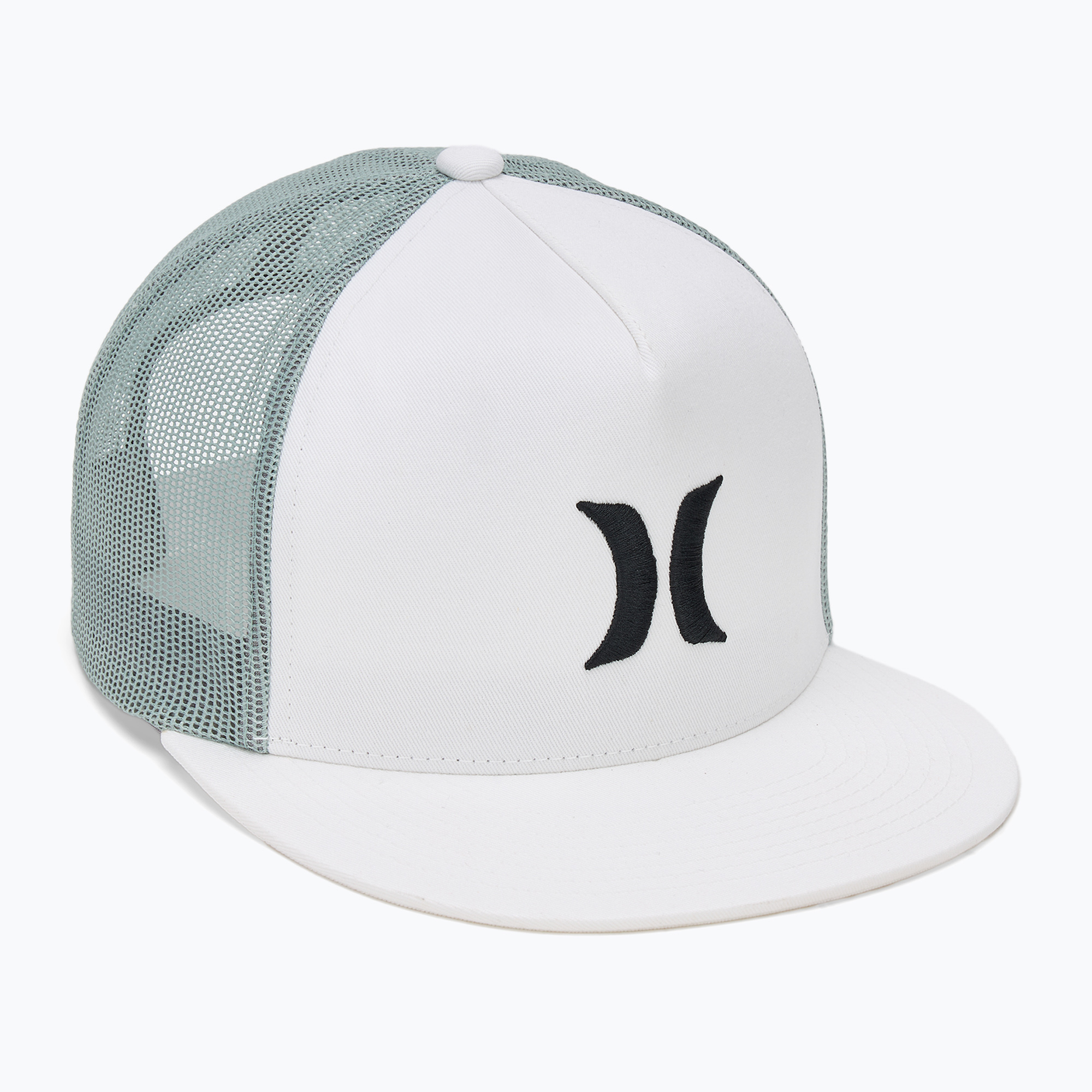 Pánska šiltovka Hurley Icon Solid Flat Trucker cap white (Icon Solid Flat Trucker HNHM0004-100)