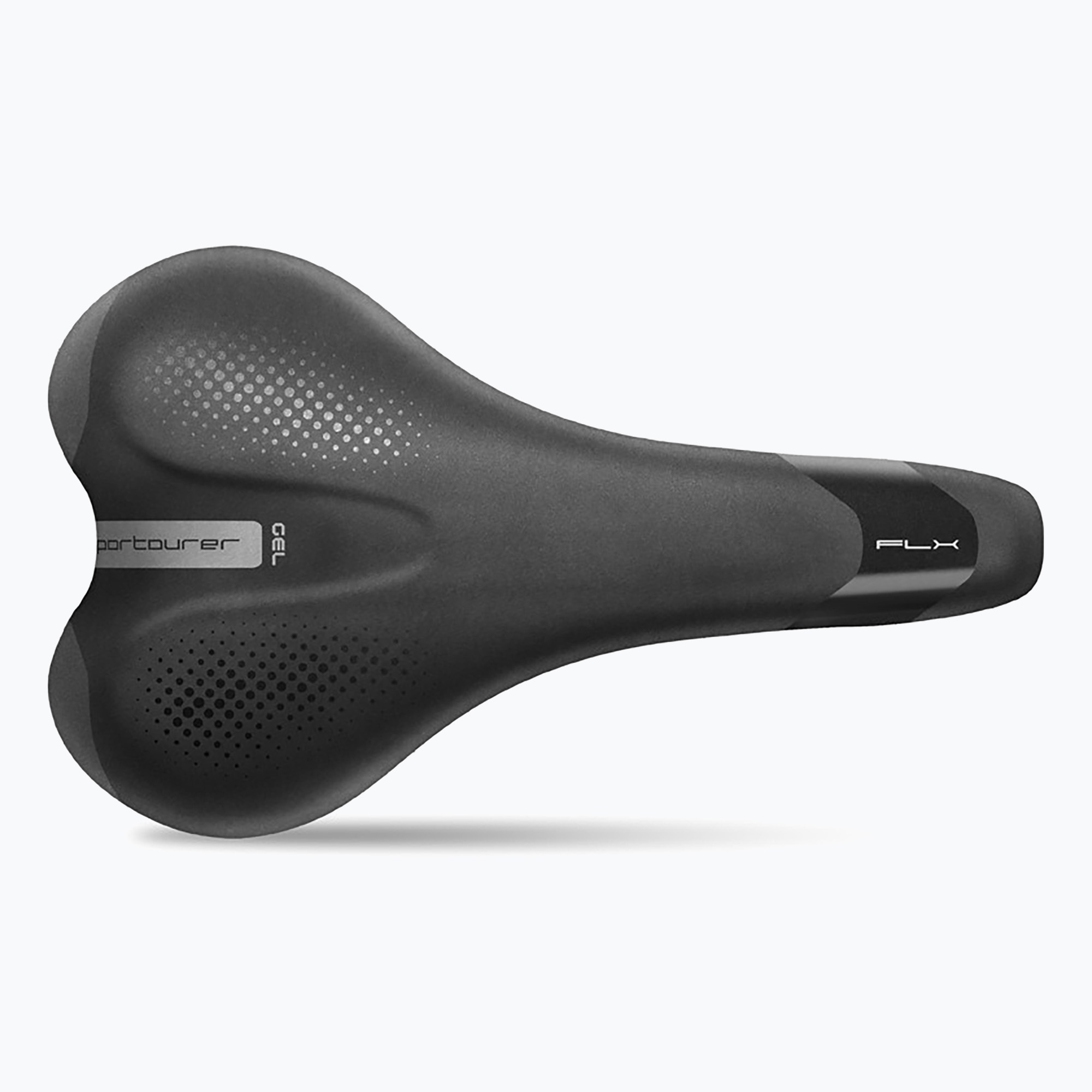 Sportourer FLX Uomo Sella da bicicletta in gel nero (S1) (FLX Man Gel SPR-121N201MEC001)