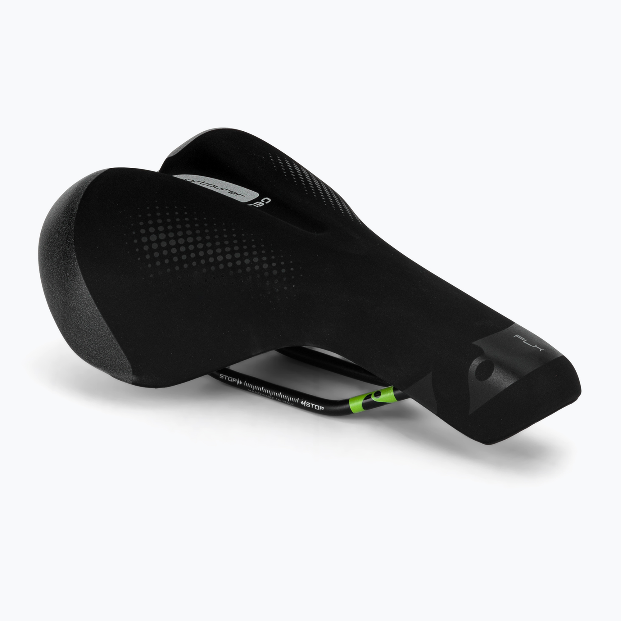 Șa de bicicletă pentru femei Sportourer FLX Lady Gel black