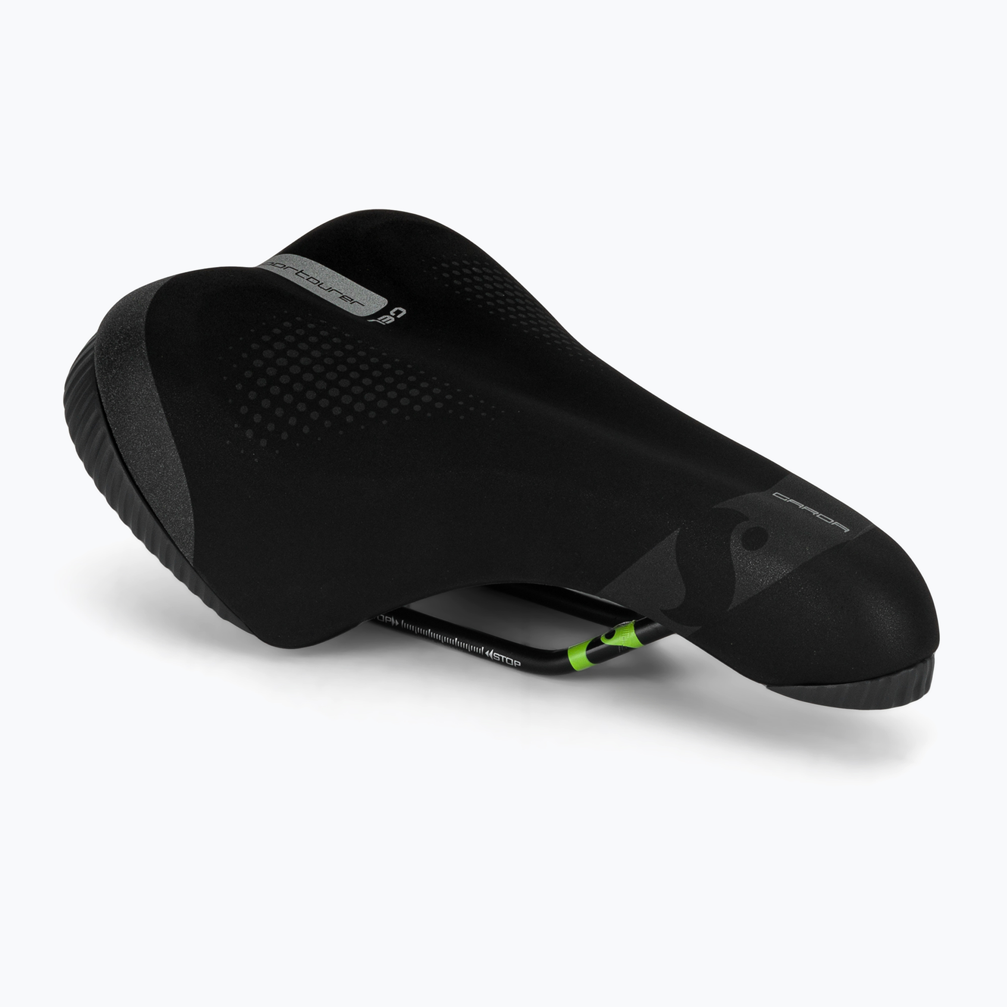 Șa de bicicletă  Sportourer Garda Gel black