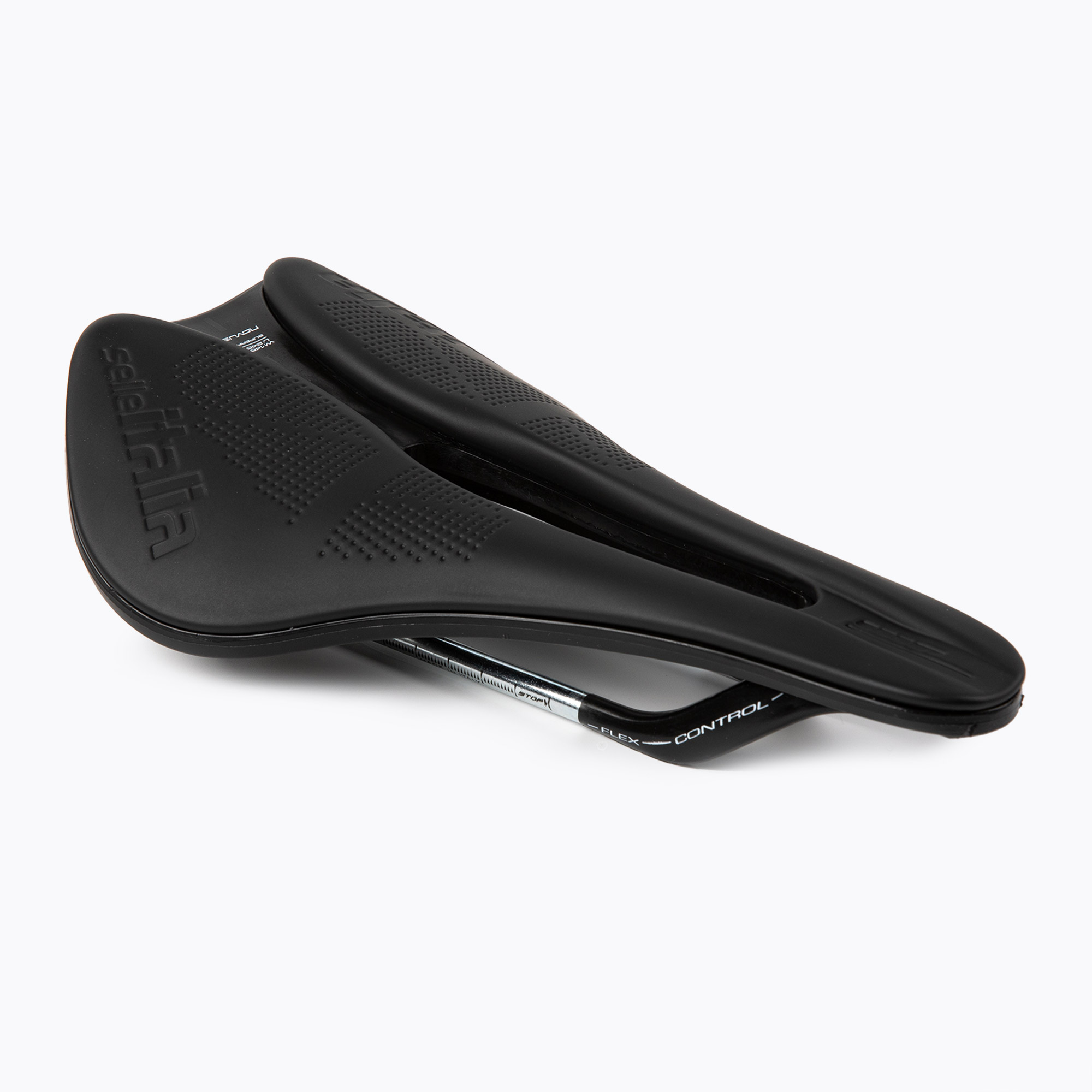 Cyklistické sedlo Selle Italia Novus Evo Boost Superflow čierne SIT-080A920REC001 (Novus Boost Evo Superflow, Fec Alloy Rail, Soft Tek SIT-