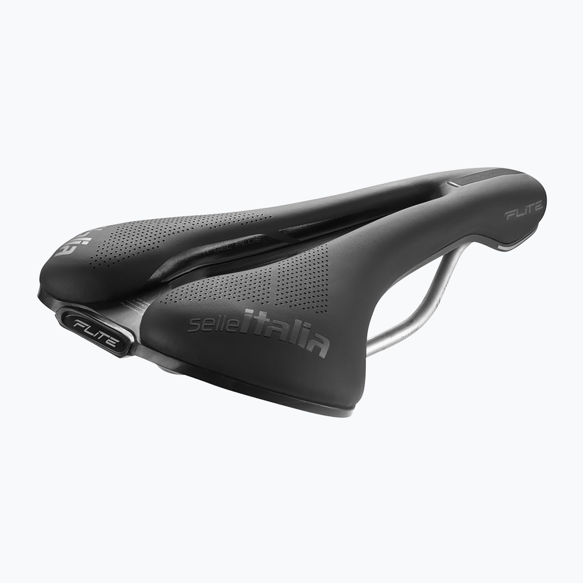 Șa de bicicletă Selle Italia Flite Boost Gravel Superflow, Fibra-Tek, Light Gel black (Flite Boost Gravel Superflow SIT-017A620IKC008)