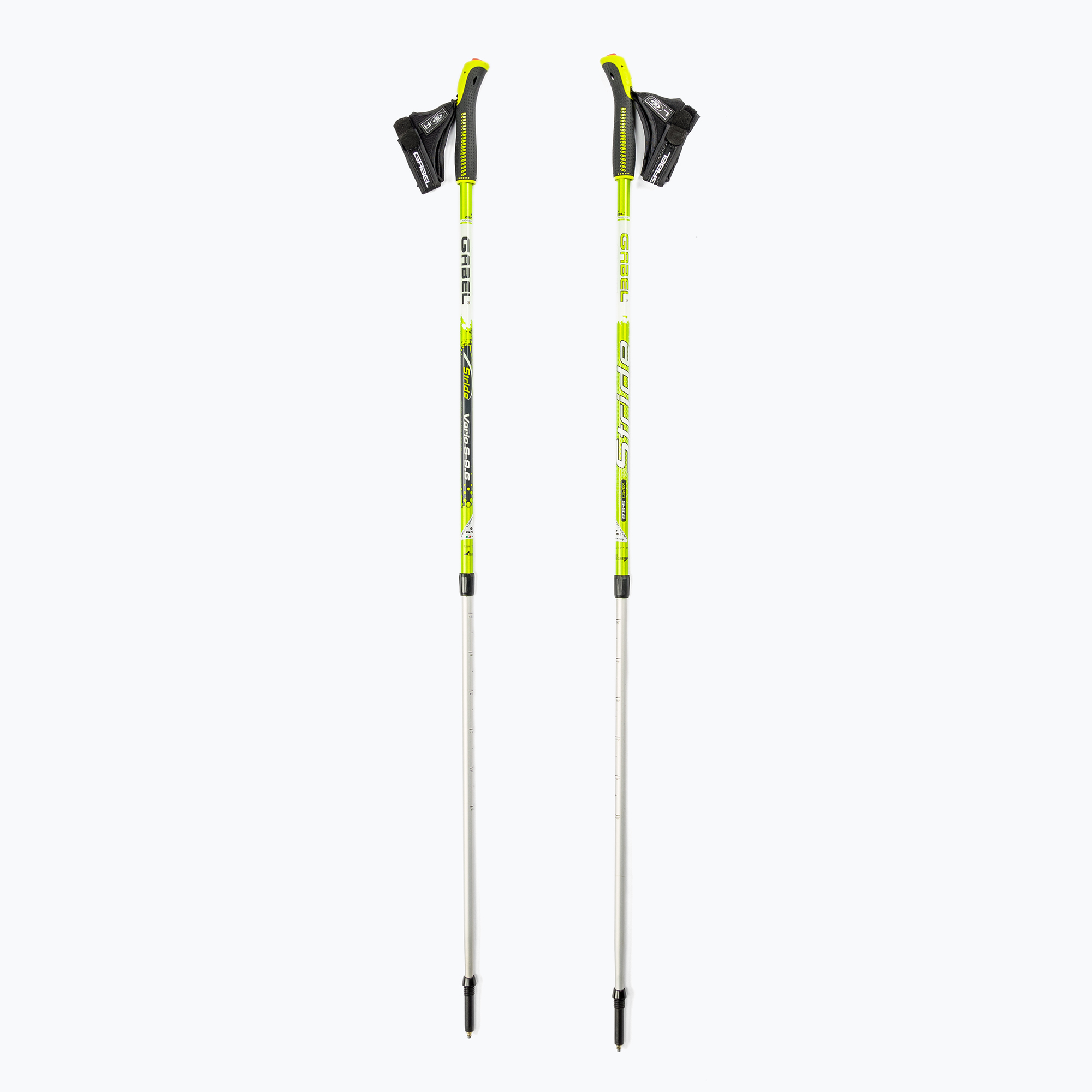 Kije nordic walking GABEL Vario S - 9.6 zielono-czarne 7008350530000 