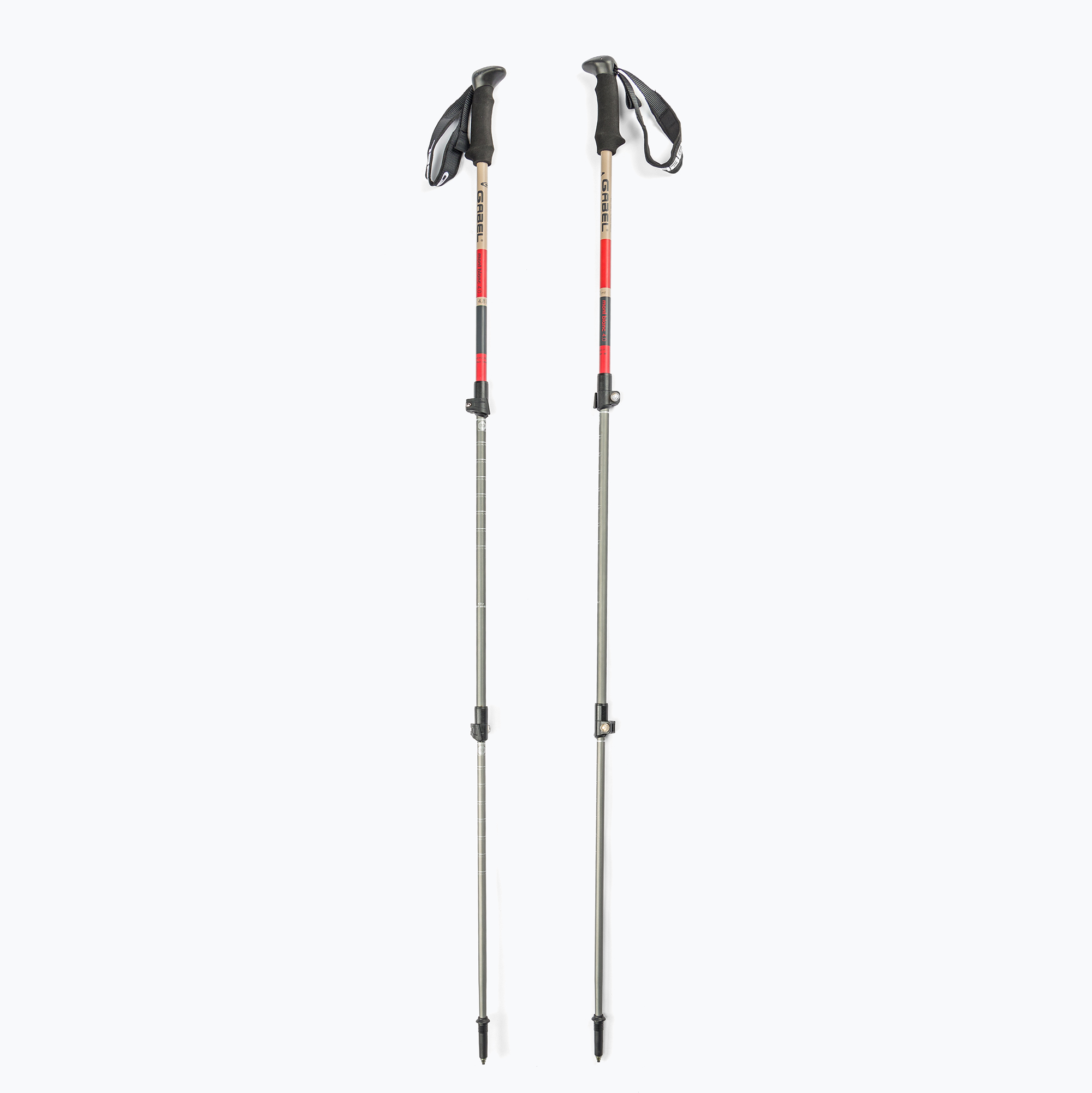Kije trekkingowe GABEL Mont Blanc F.L. 4.0 czerwone 7008432400000 
