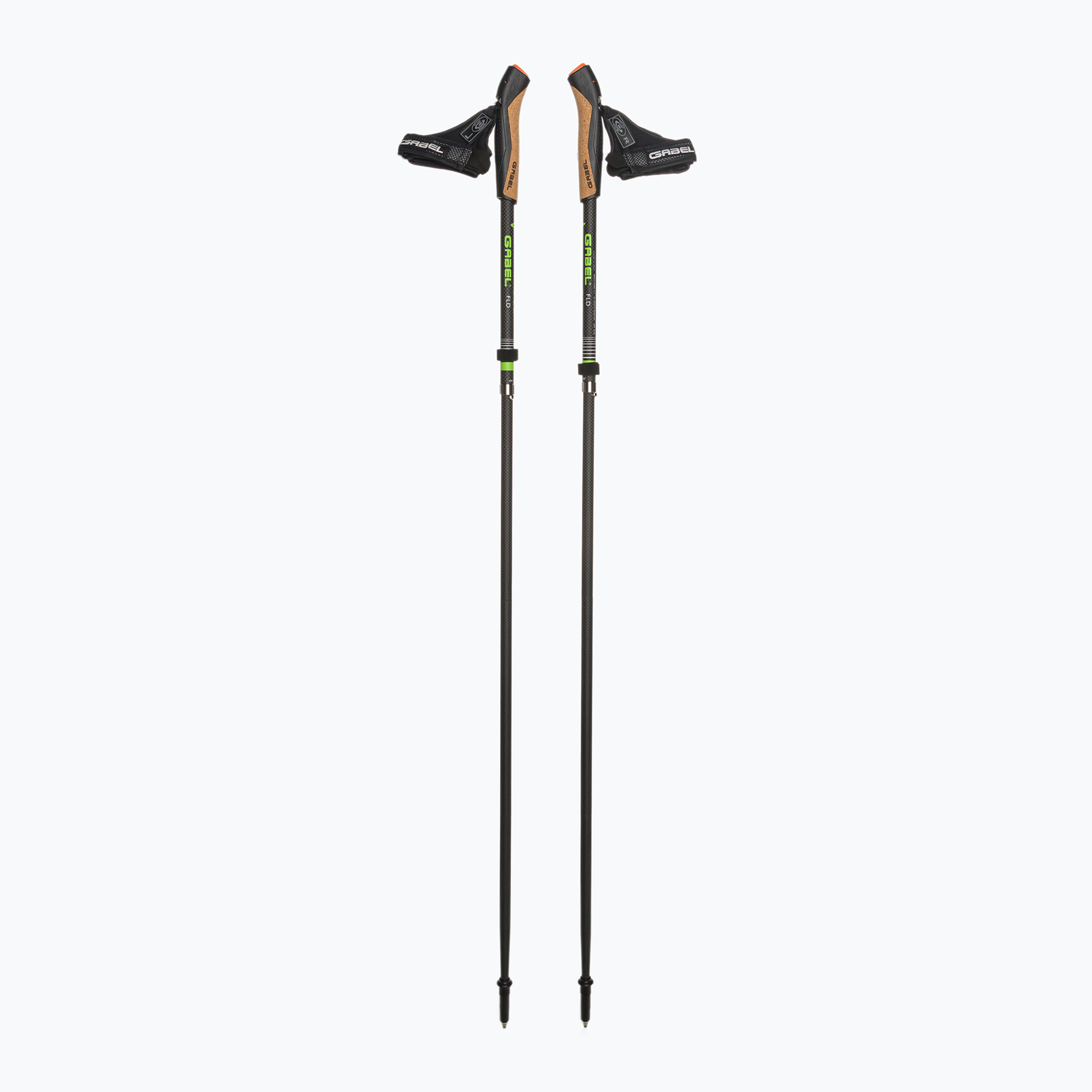 Kije nordic walking GABEL FLD Carbon czarne 7009400801100 
