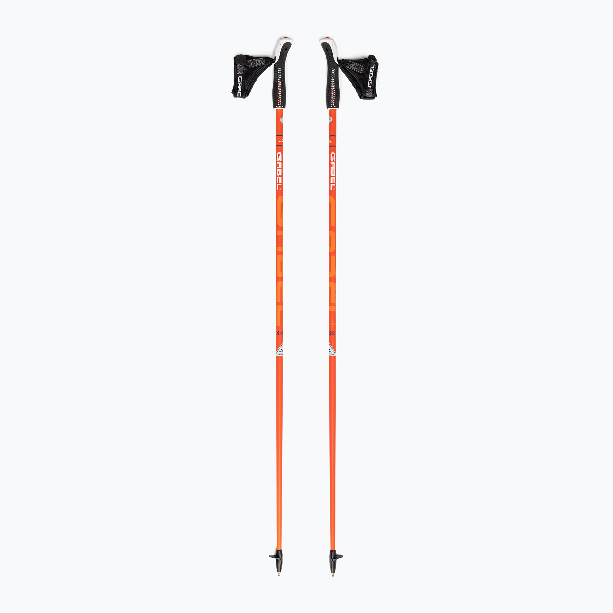 Kije nordic walking GABEL X-1.35 pomarańczowe 