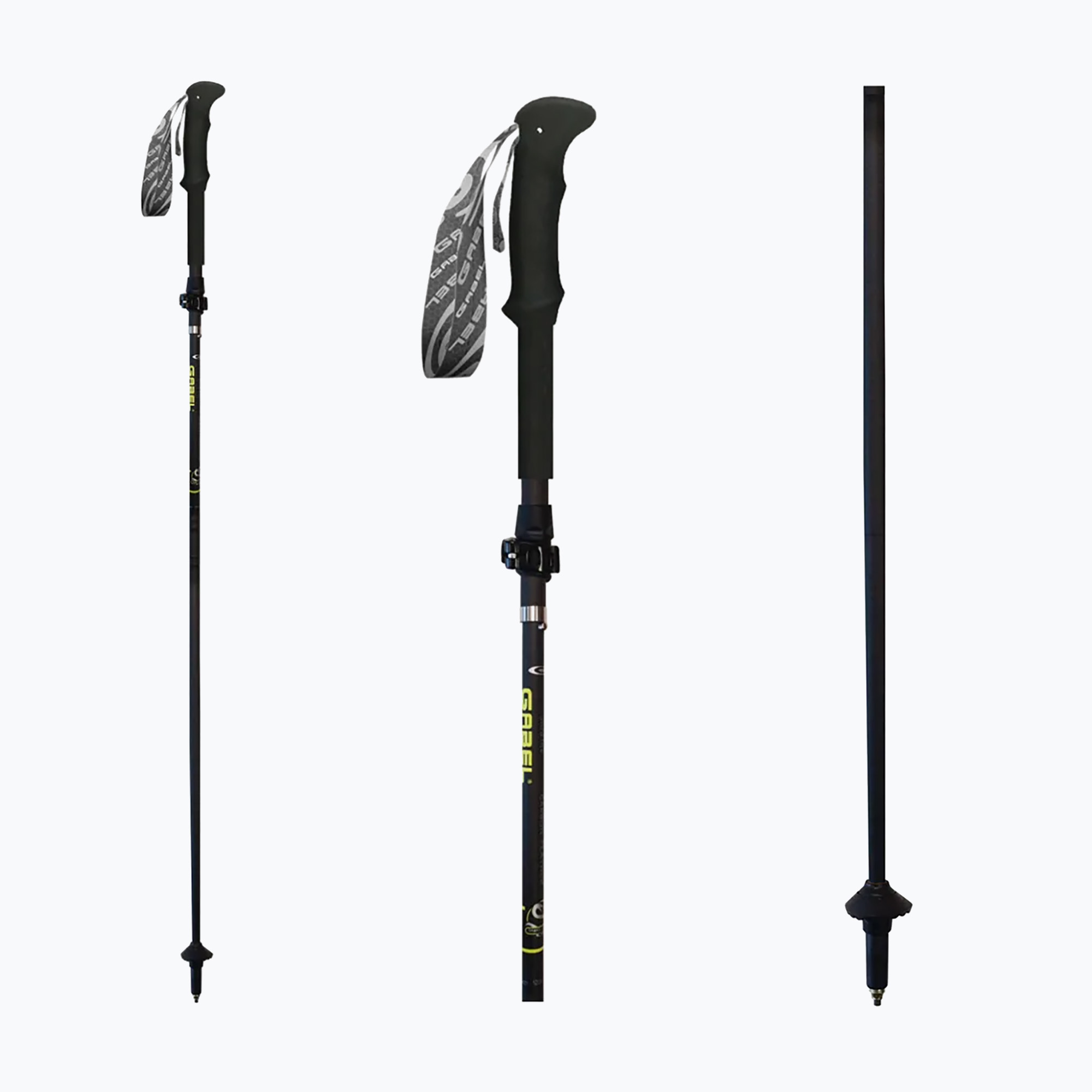 Kije nordic walking GABEL Carbon Feather XTL czarny 