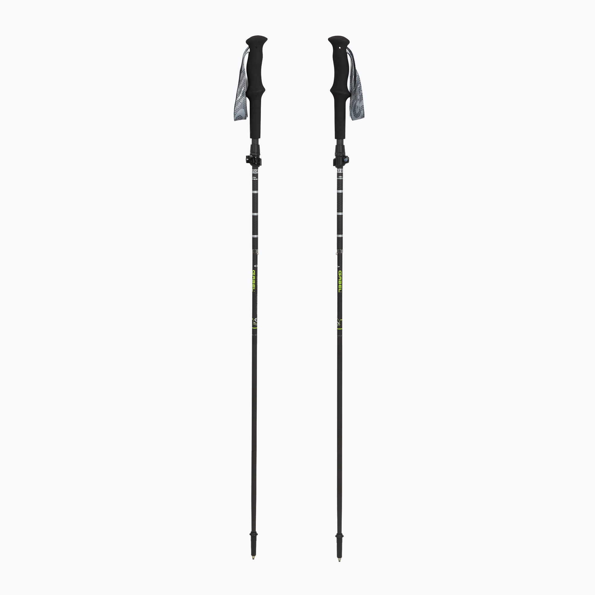 Kije nordic walking GABEL Carbon Feather XTS czarny