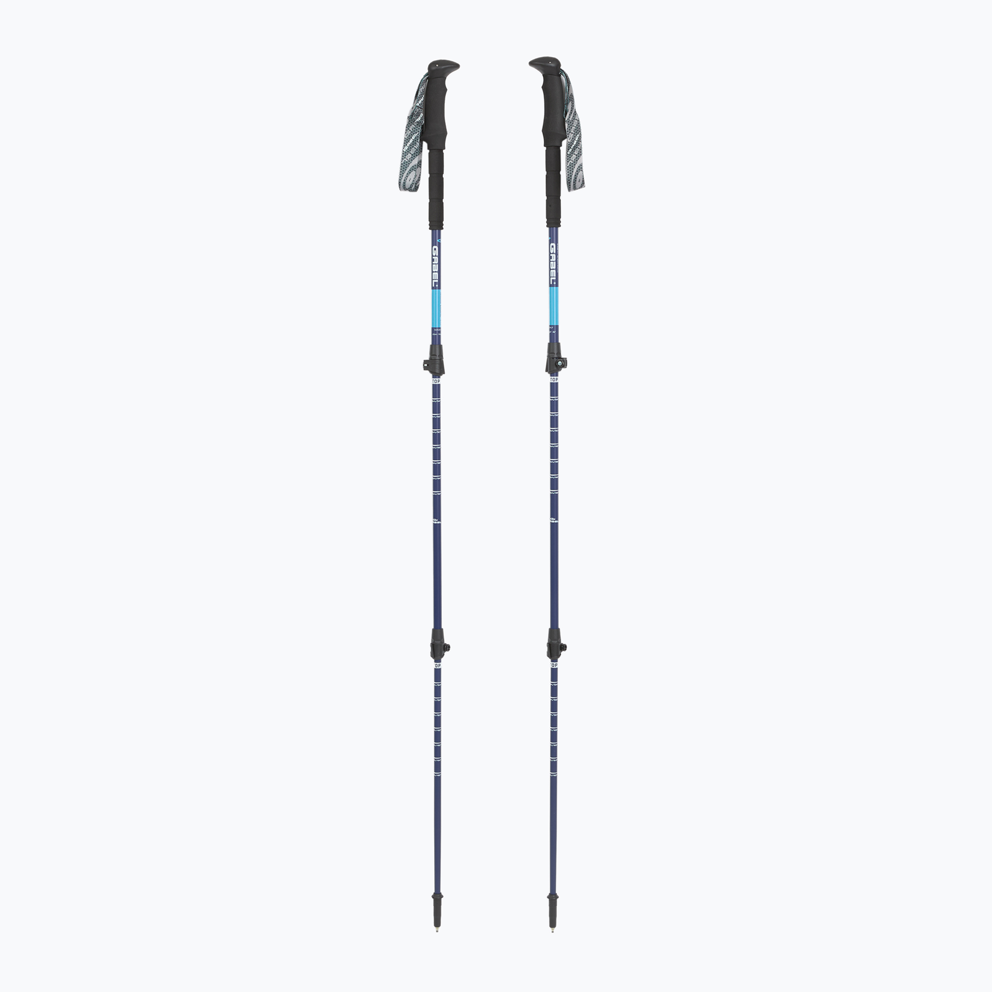 Kije trekkingowe GABEL Mont Blanc 4.0 jasny niebieski