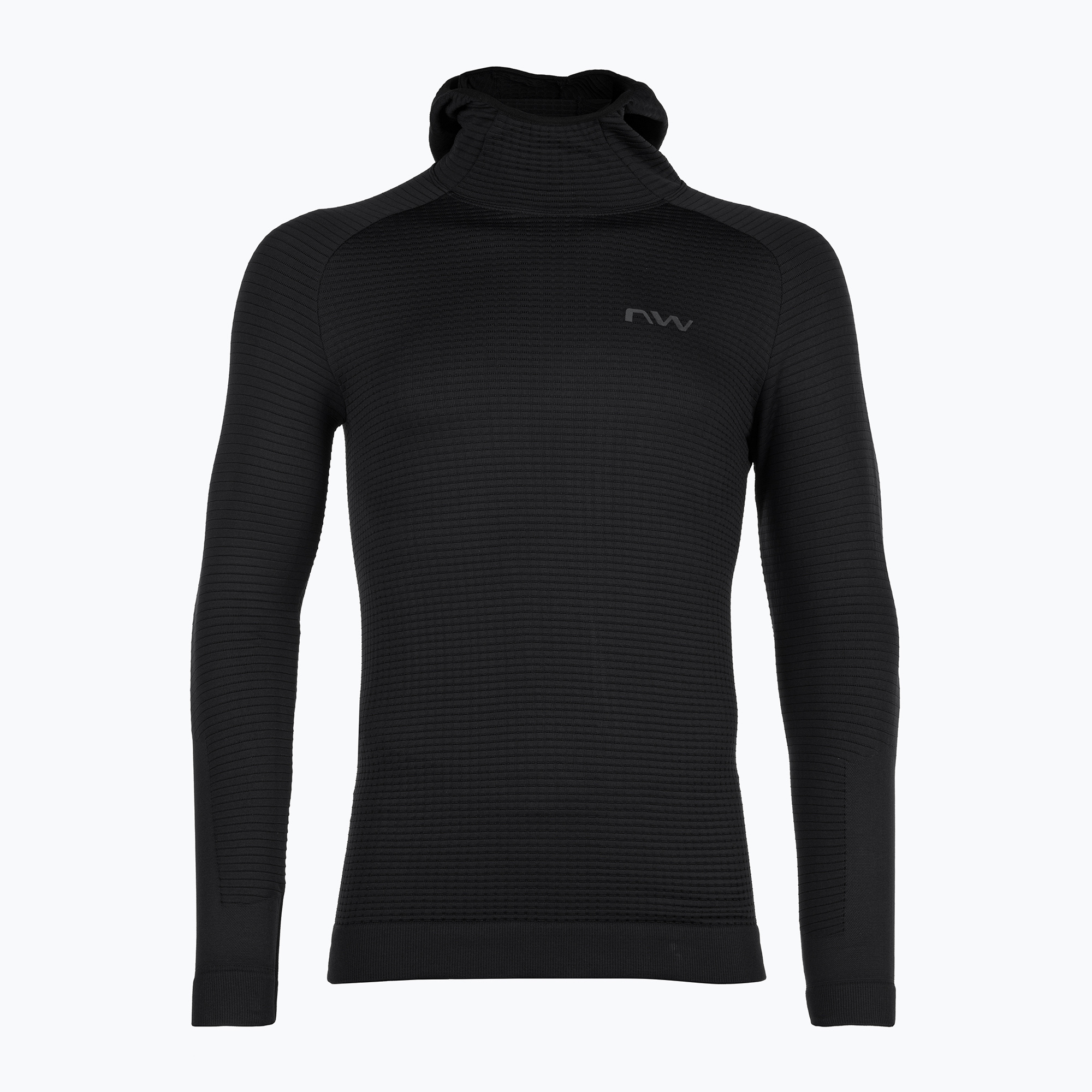 Pánska pletená mikina Northwave Route Knit Hoodie black (Route Knit Hoodie 89221086)