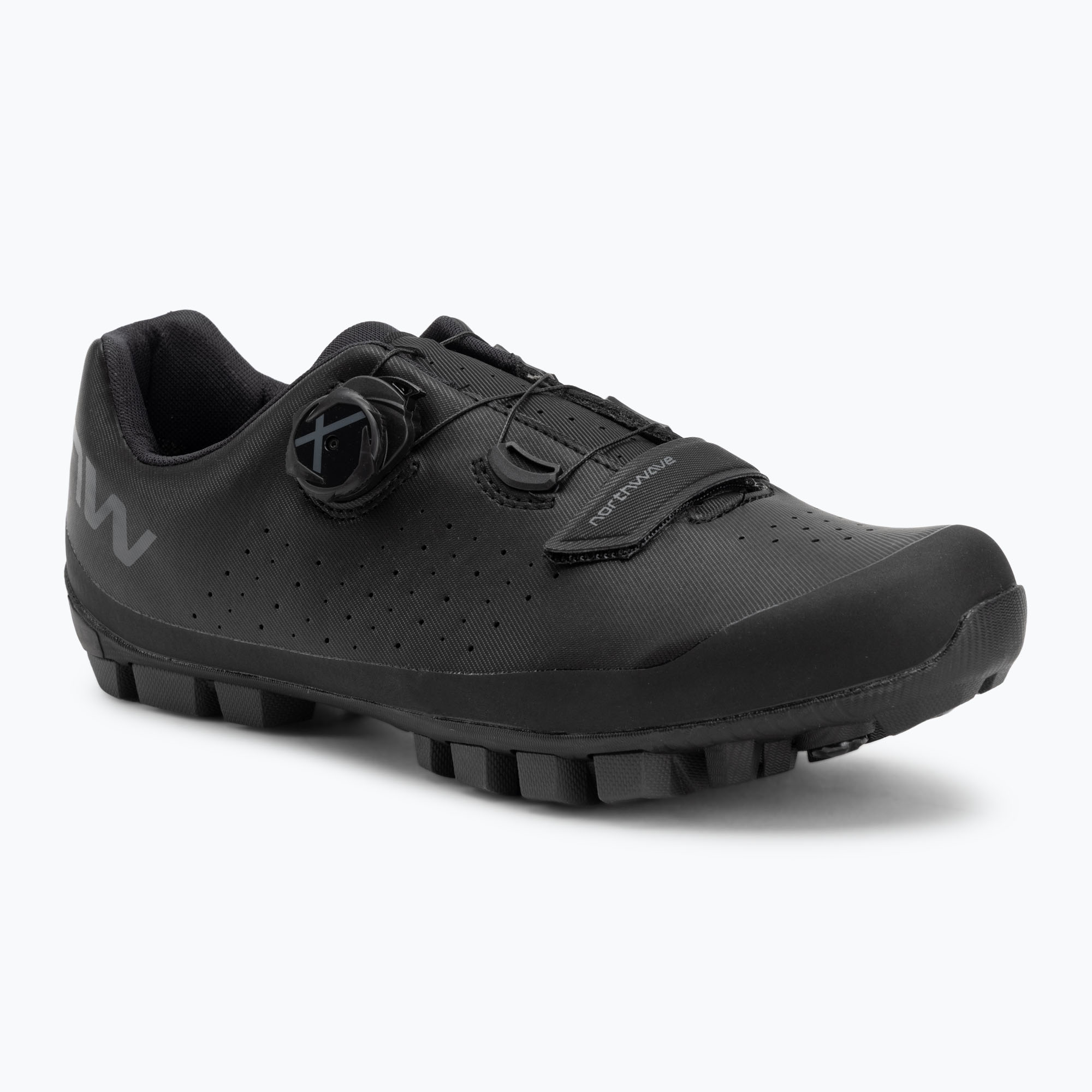 Men's MTB cycling shoes Northwave Hammer Plus Wide black/dark grey (43.5 EU)