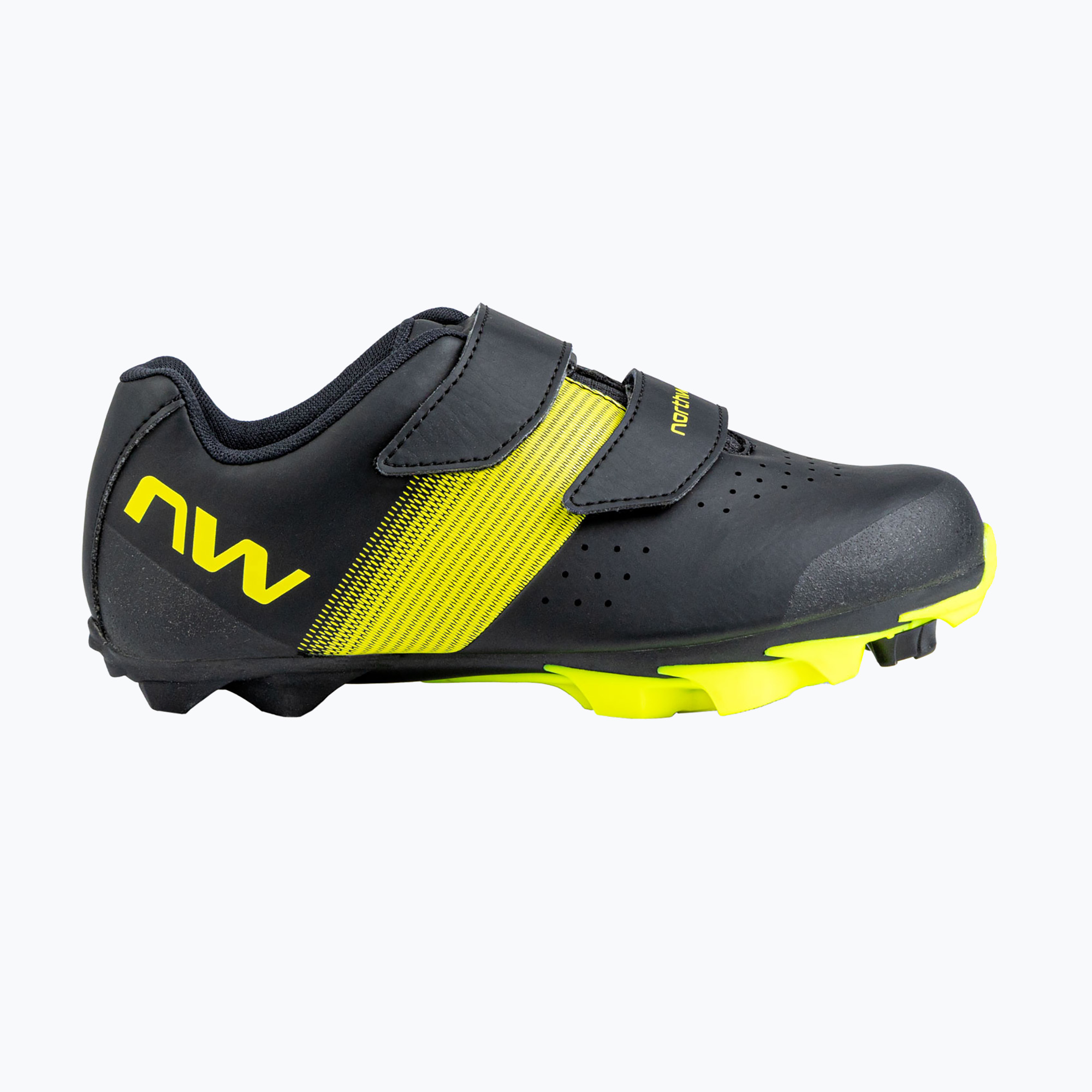 Детски MTB велосипедни обувки Northwave Hammer Junior black/yellow fluo