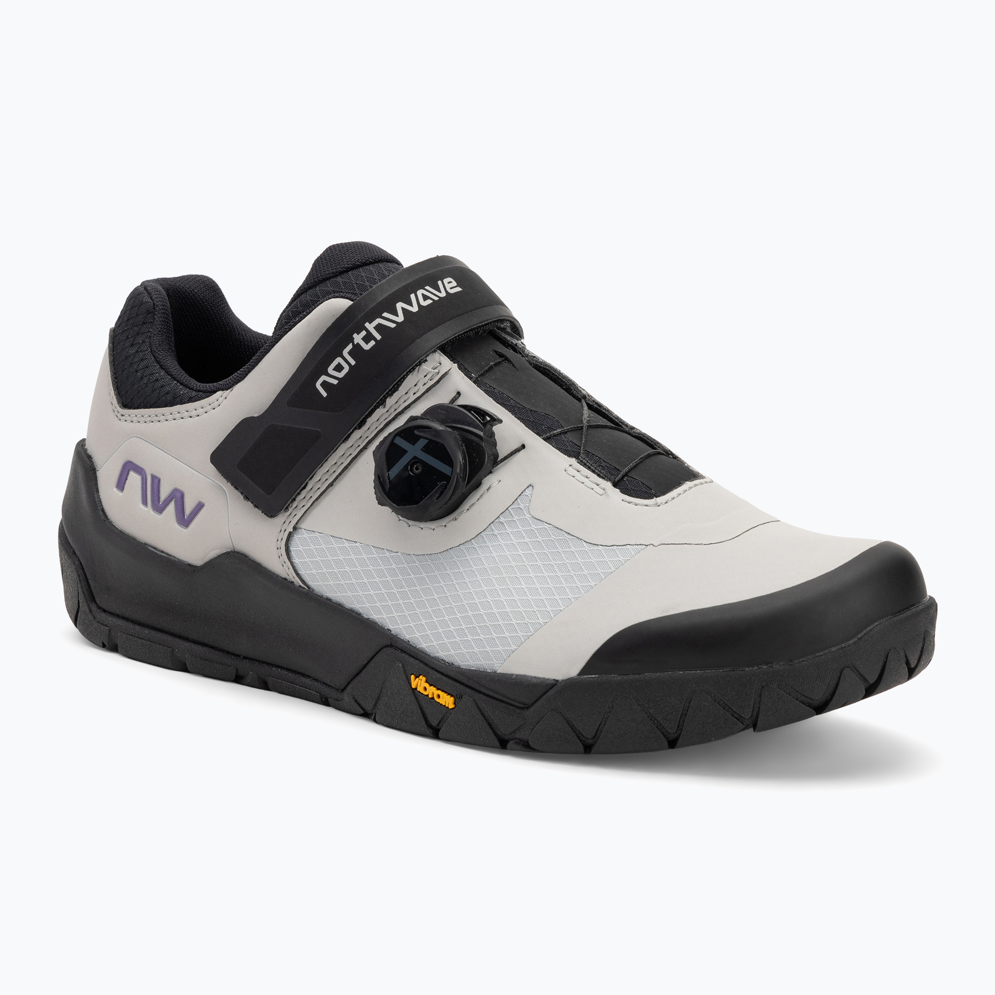 Pánske MTB cyklistické topánky Northwave Overland Plus light grey/dark purple (Overland Plus 80223013)