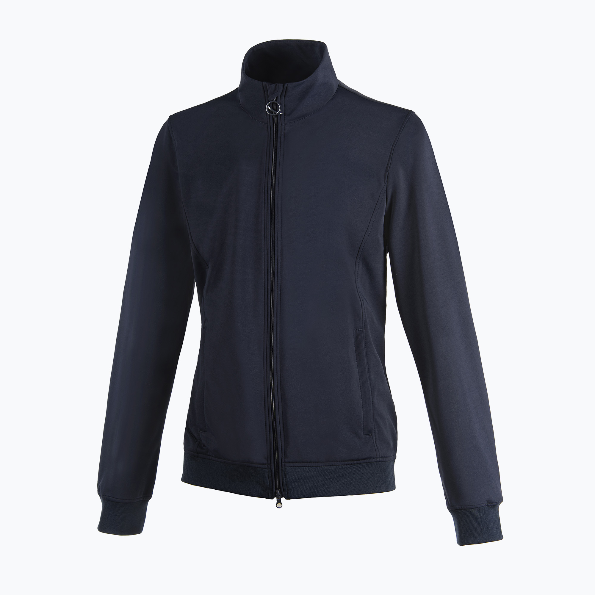 Pánska jazdecká softshellová bunda Eqode by Equiline Denzel navy blue R54003 (Denzel R54003)