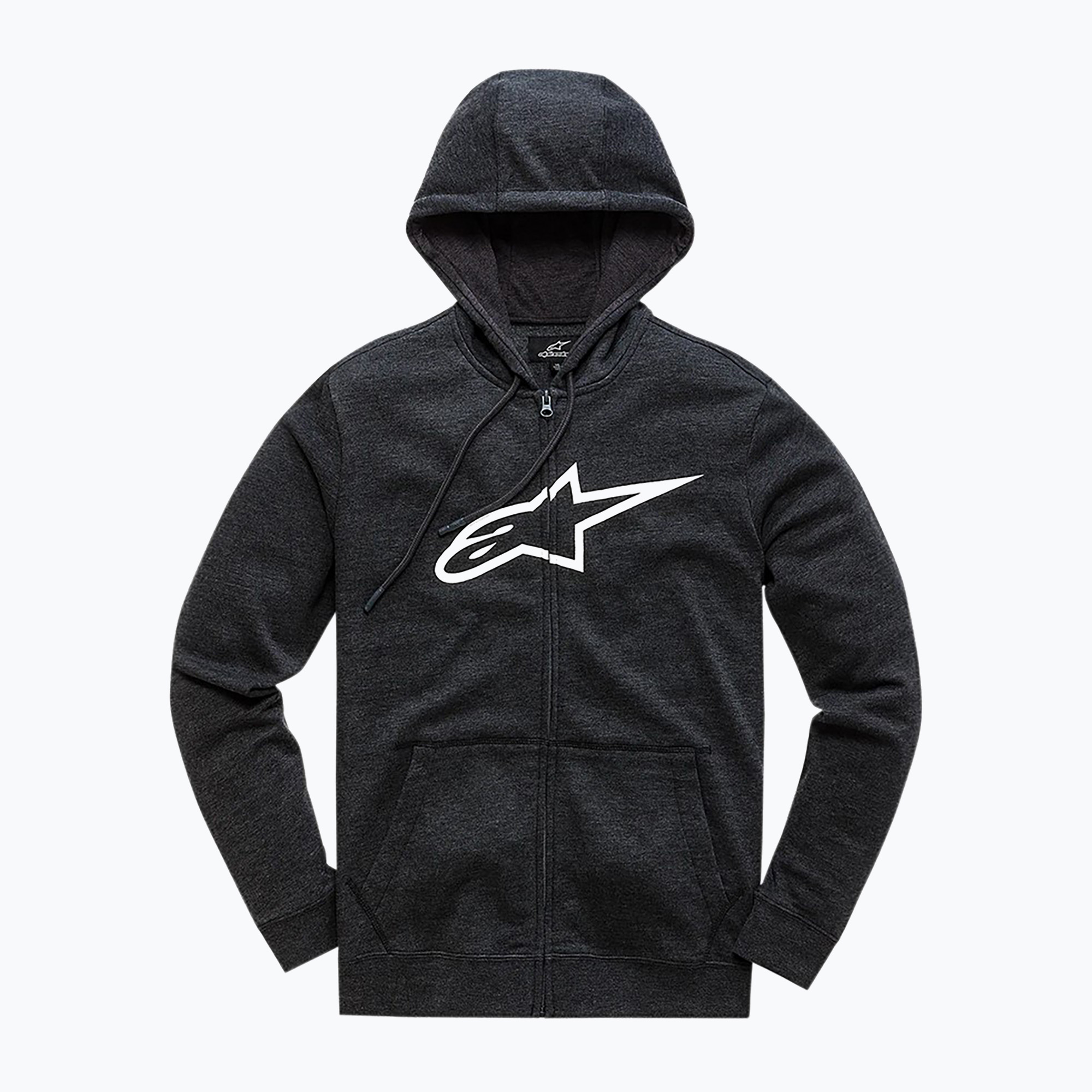 Pánska mikina Alpinestars Ageless II Zip Hoodie black/white (Ageless II Zip Hoodie 1038-53052/1020)