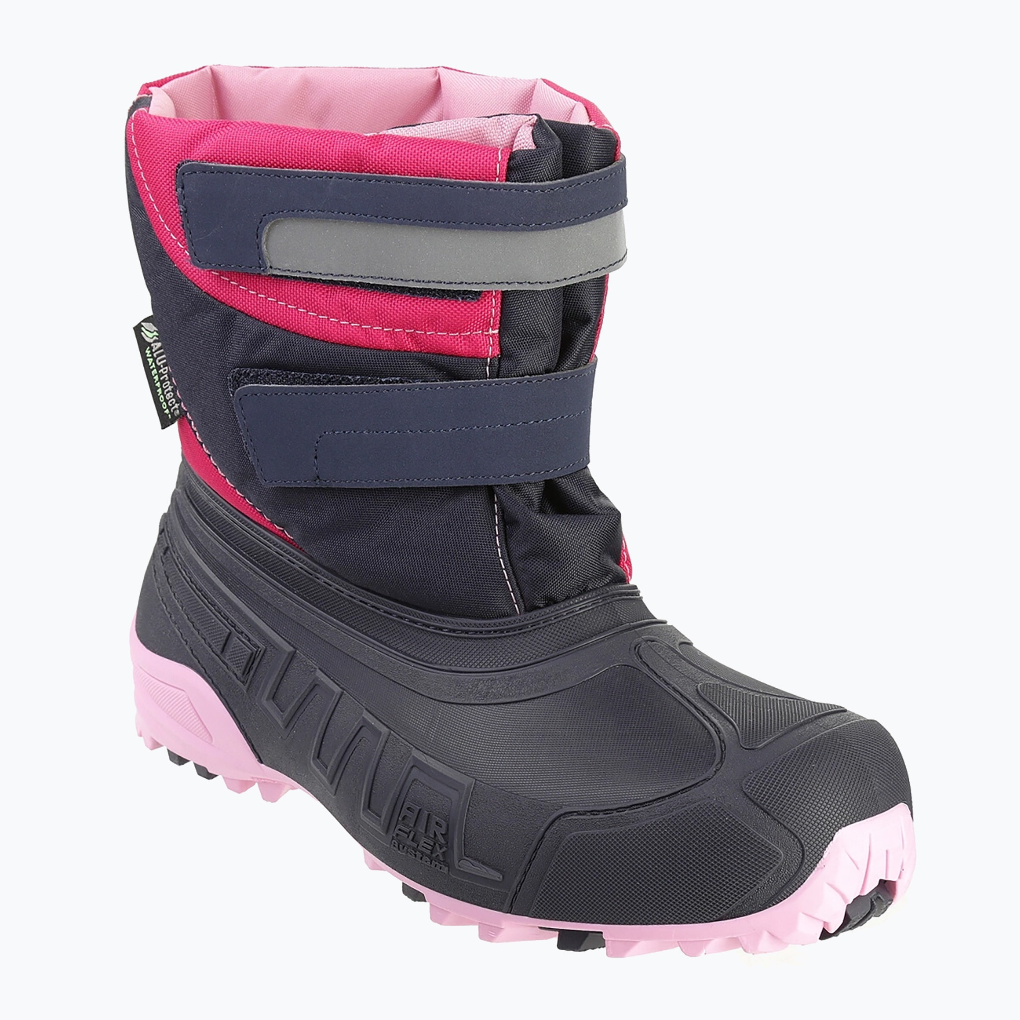 Śniegowce dziecięce Boatilus Hybrid Sport 2 Velcro fuxia 
