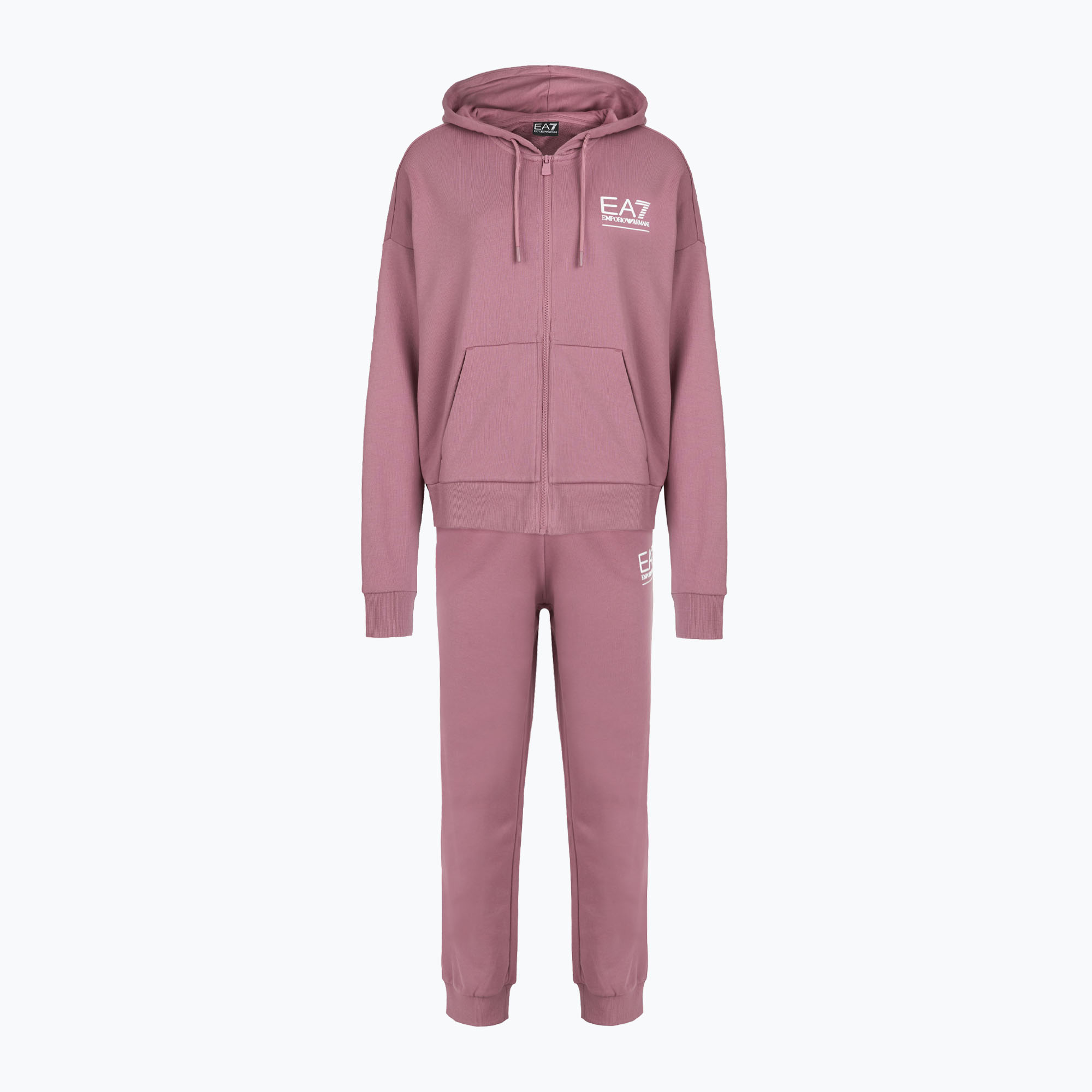Dres damski EA7 Emporio Armani Train Visibility Zip dusky orchid 