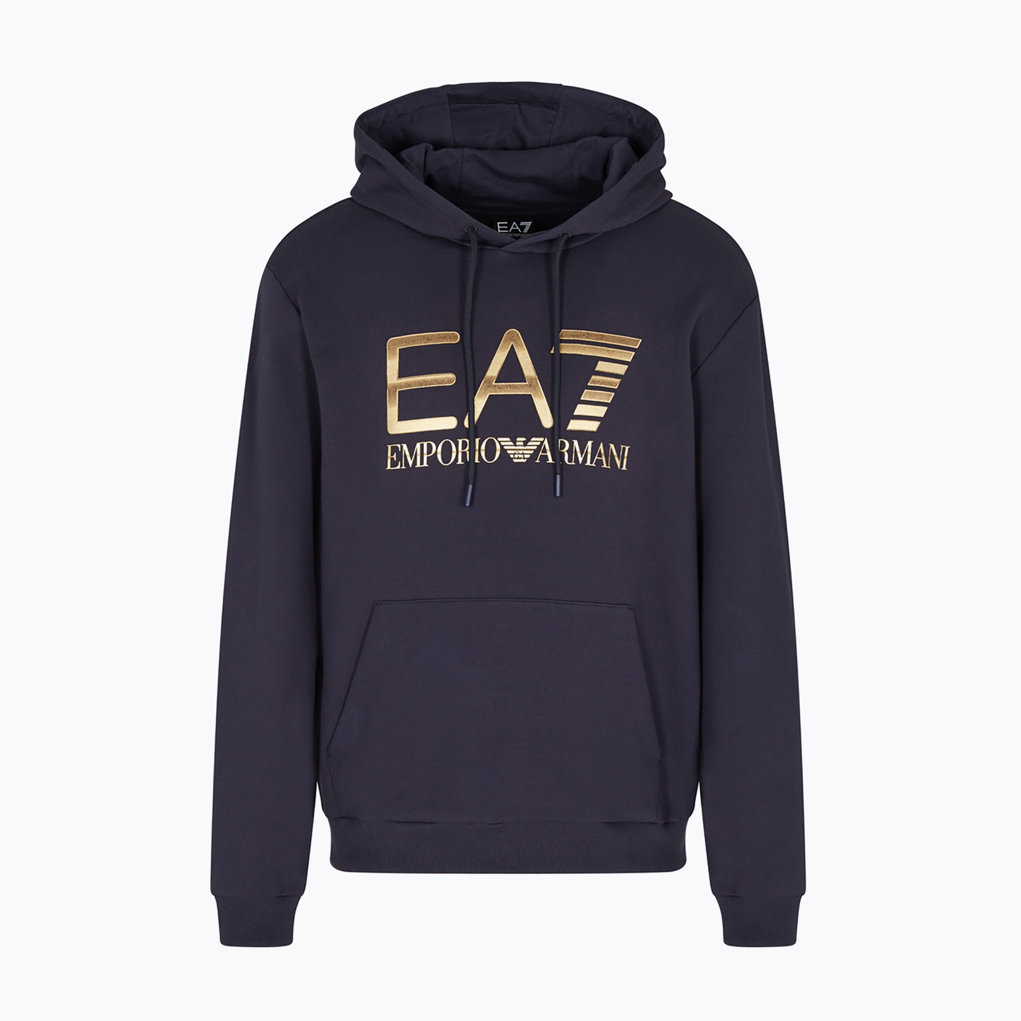 Bluza męska EA7 Emporio Armani Train Logo Series Big Logo Hoodie armani blue 