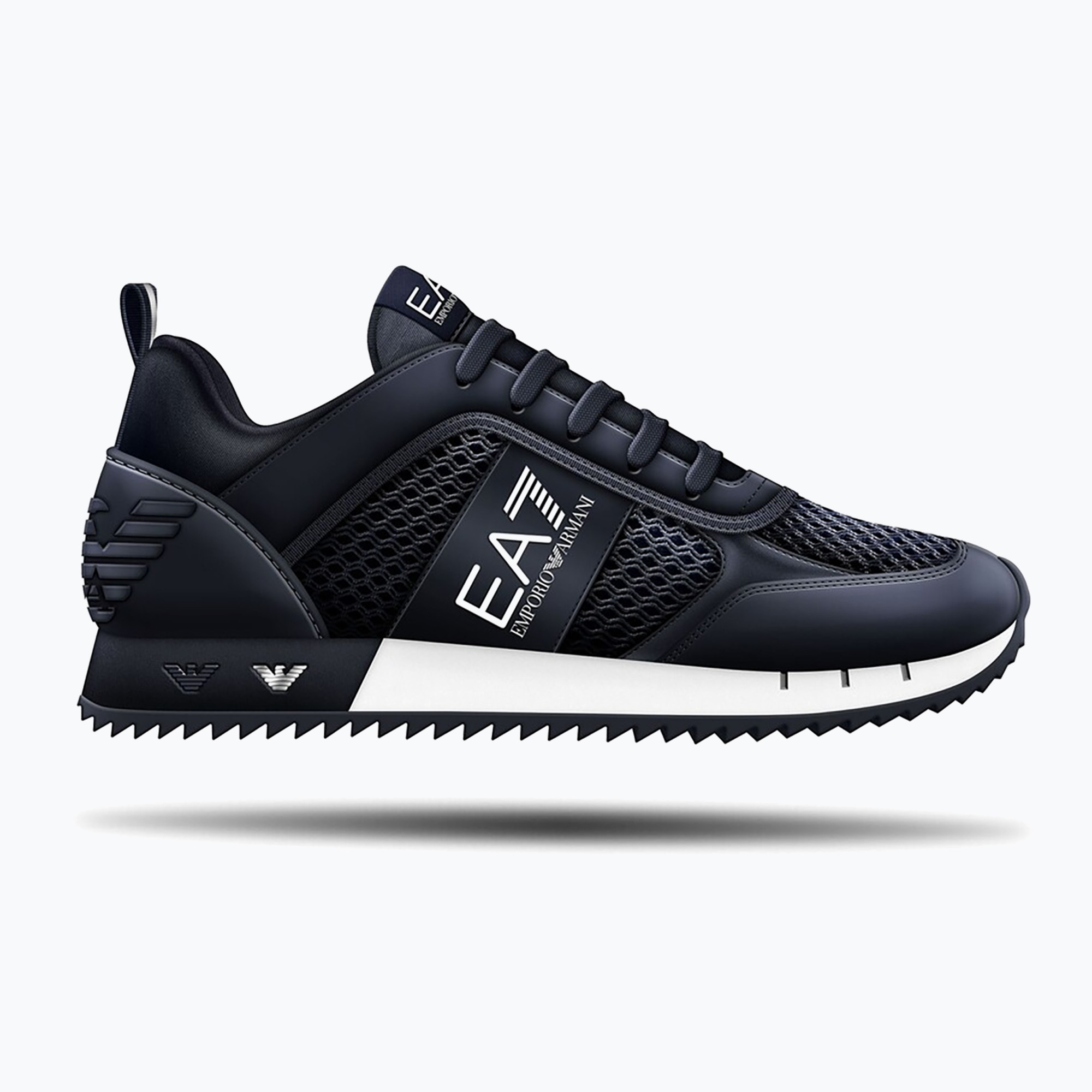 Buty EA7 Emporio Armani Black & White Laces navy/white 