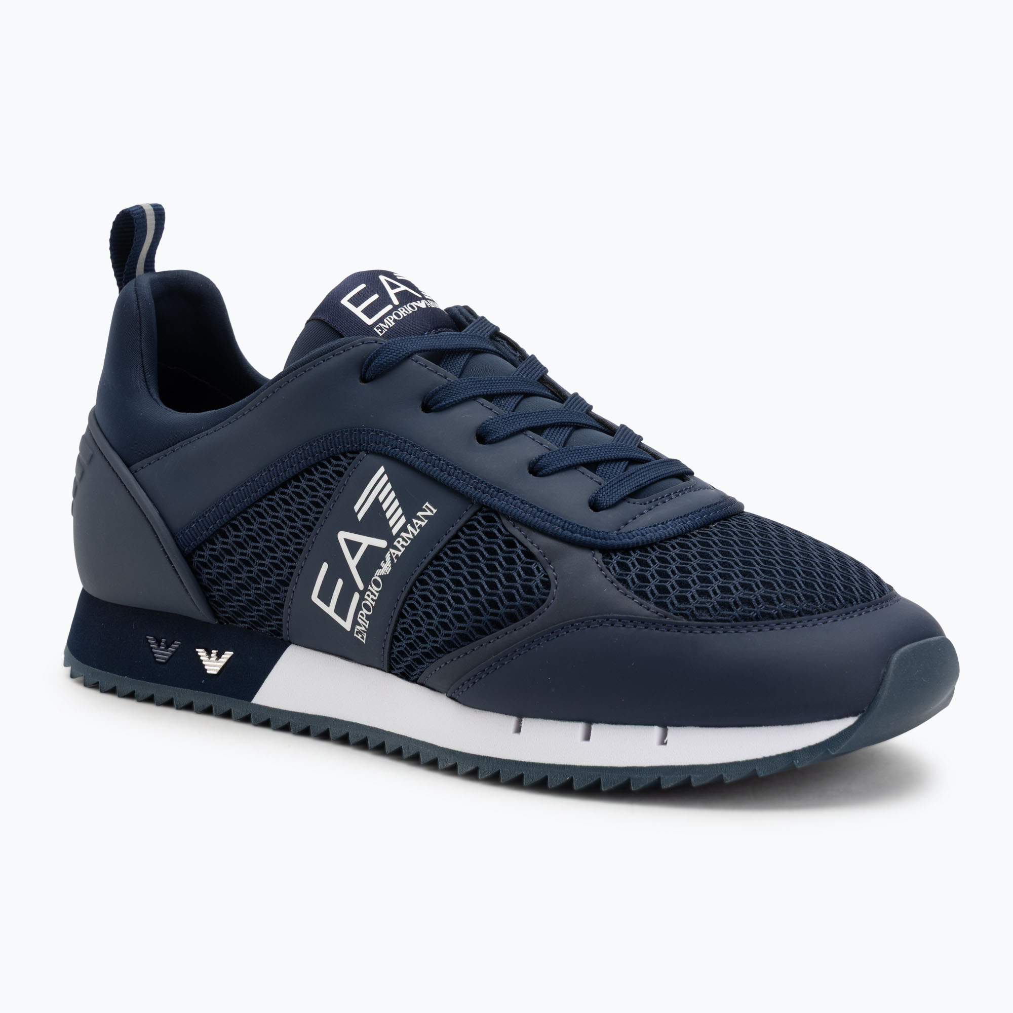 Buty EA7 Emporio Armani Black & White Laces navy/white 