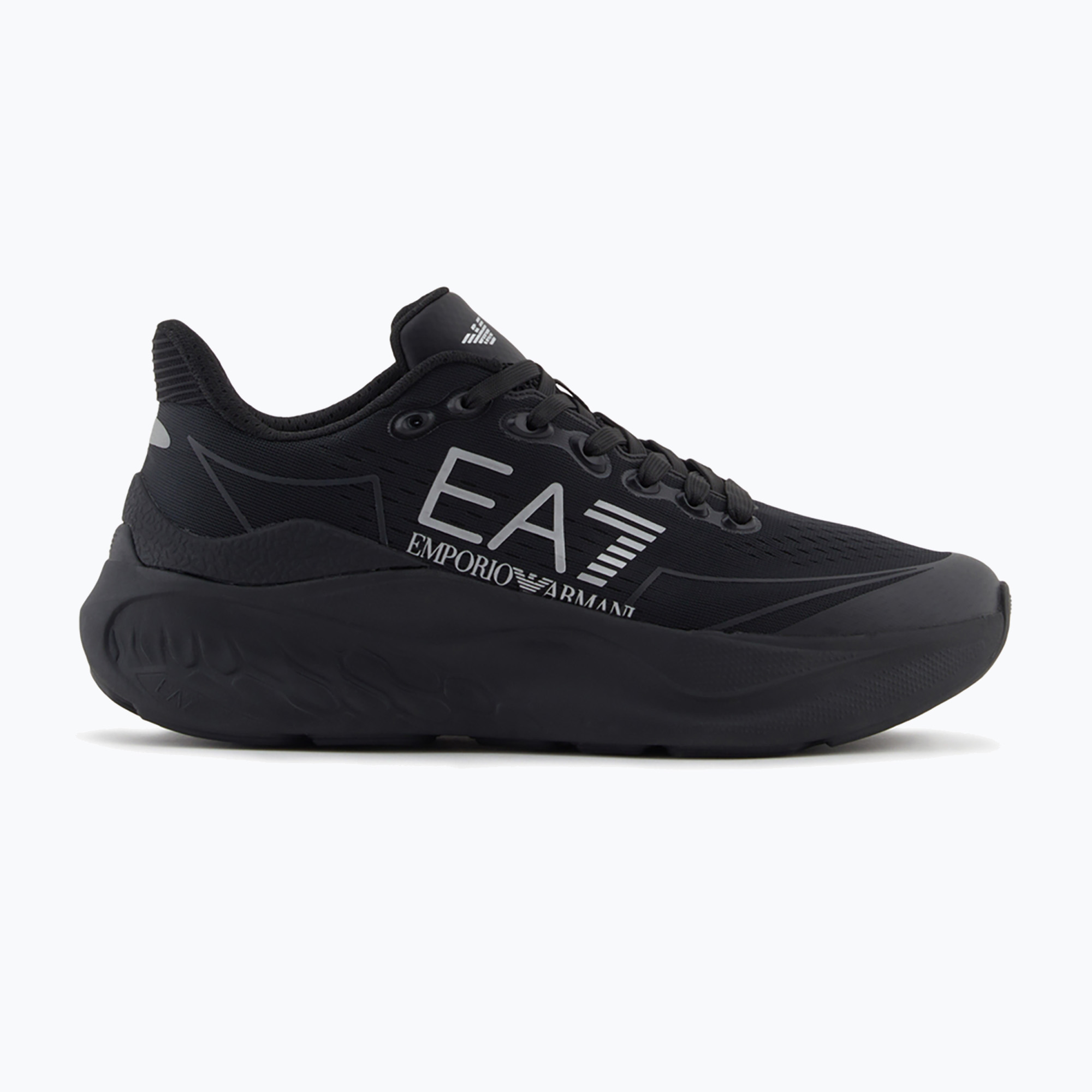 Buty EA7 Emporio Armani Wave Cracking full black/silver 