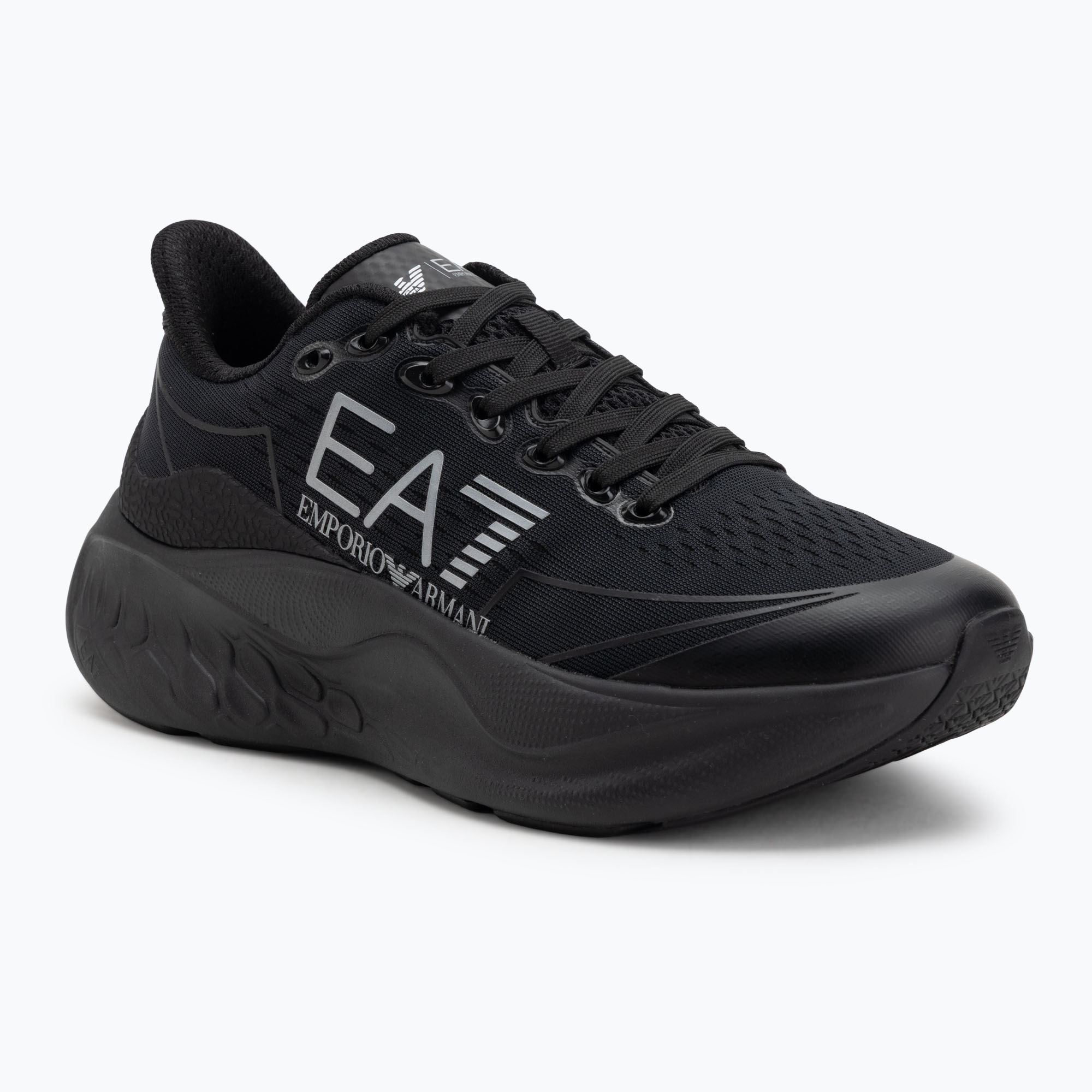 Buty EA7 Emporio Armani Wave Cracking full black/silver 