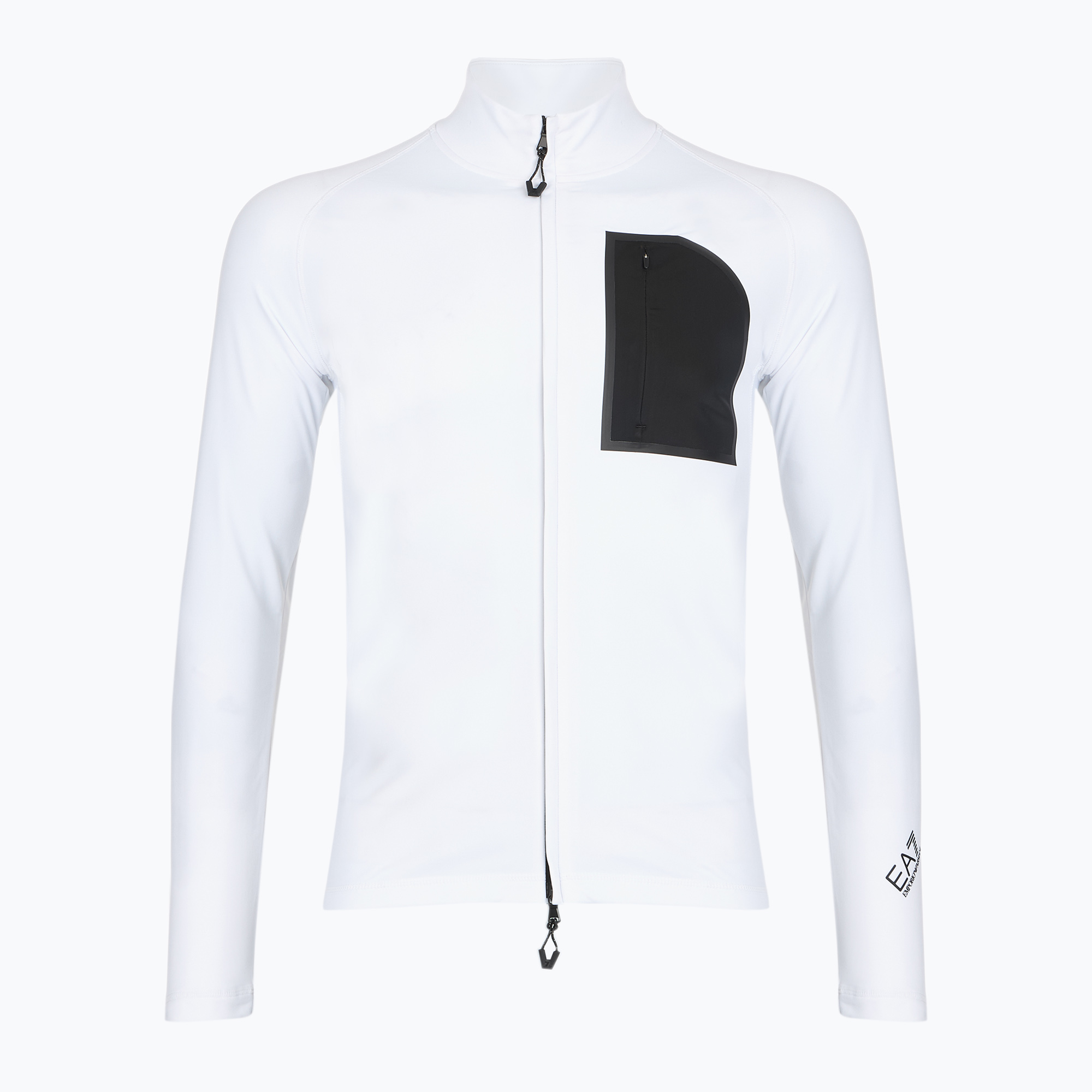 Мъжки суитшърт EA7 Emporio Armani Ski Cortina Powerstretch Fz white