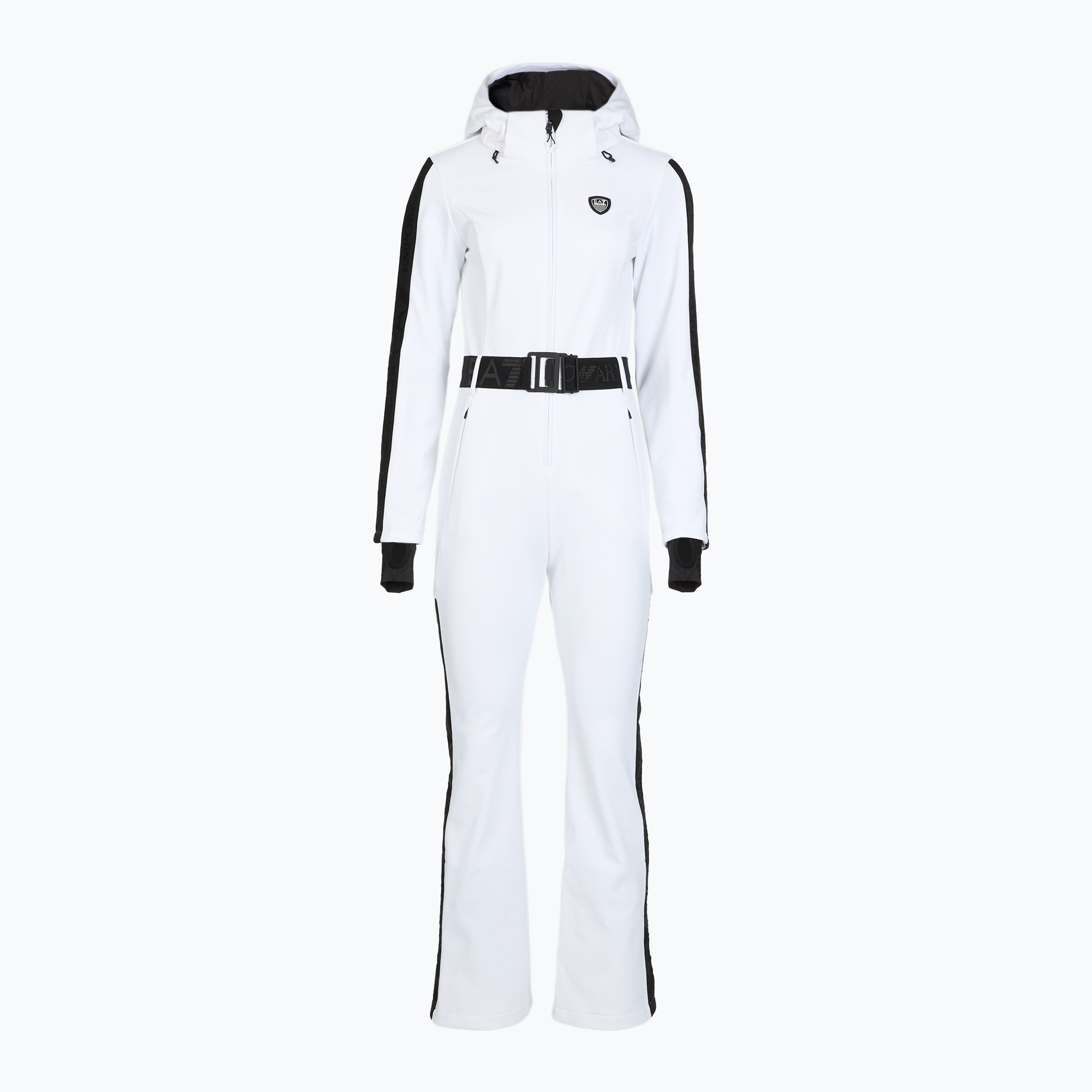 Дамски скиорски гащеризон EA7 Emporio Armani Ski Kitzbuhel Softshell white