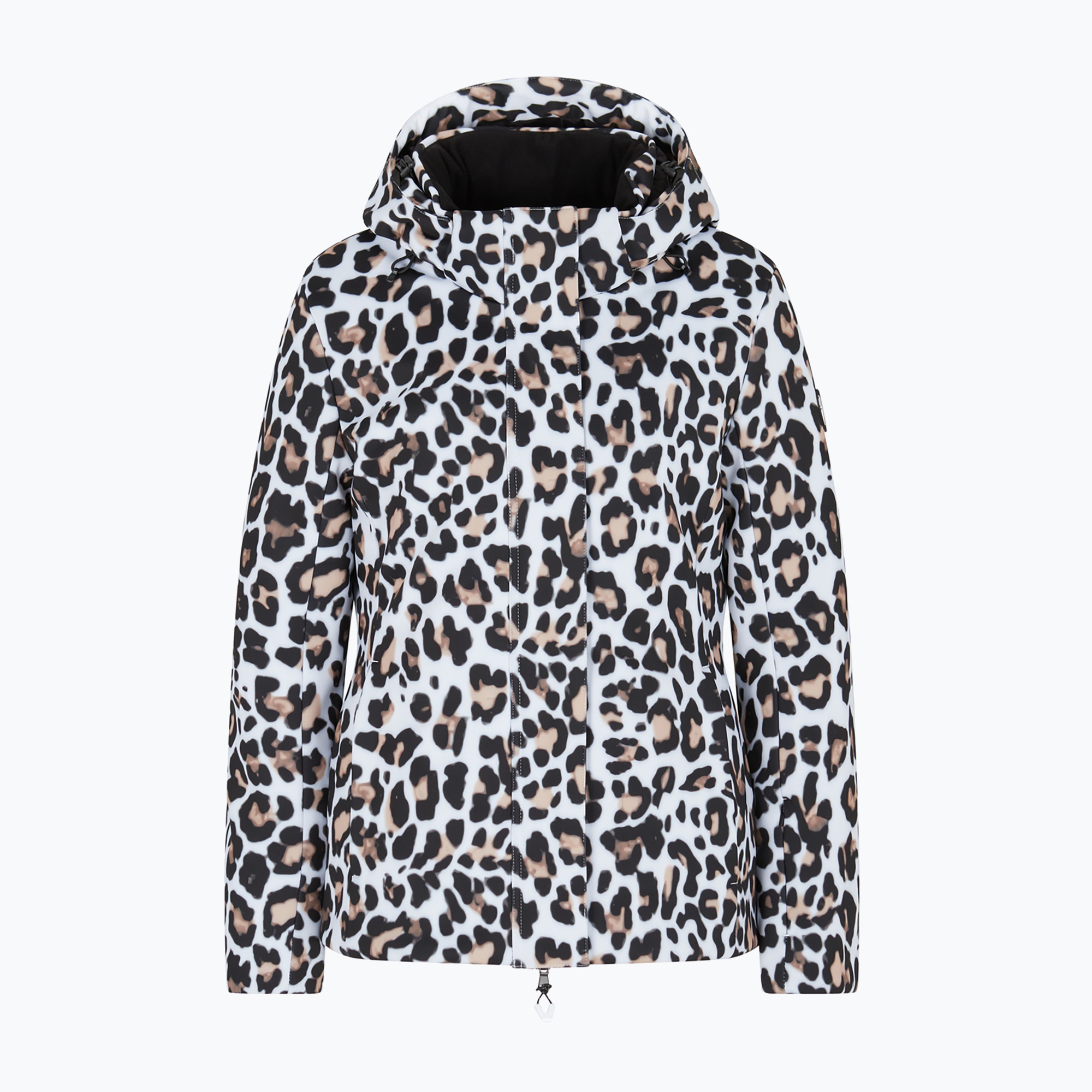 Дамско ски яке EA7 Emporio Armani Ski Kitzbuhel Softshell fancy white animalier
