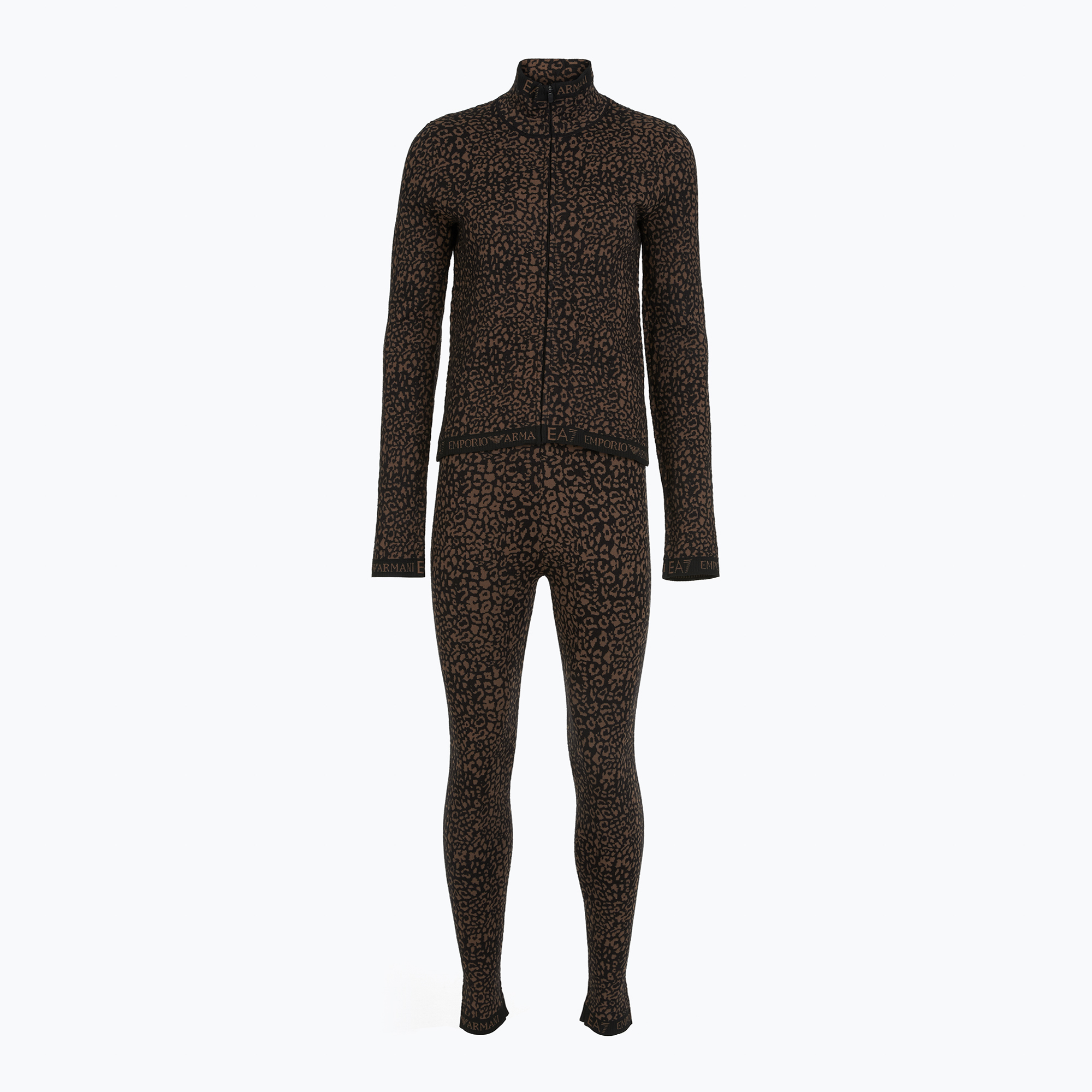 Комплект термобельо EA7 Emporio Armani Ski Jacquard Knitted fancy brown animalier