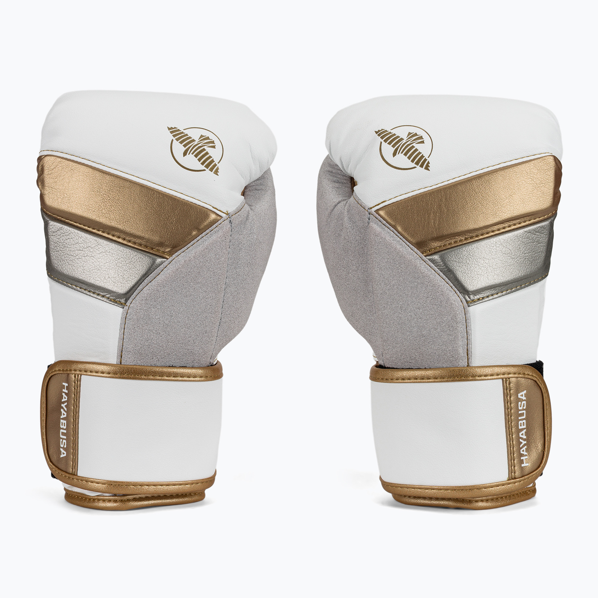 Boxerské rukavice Hayabusa T3 bielo-zlaté