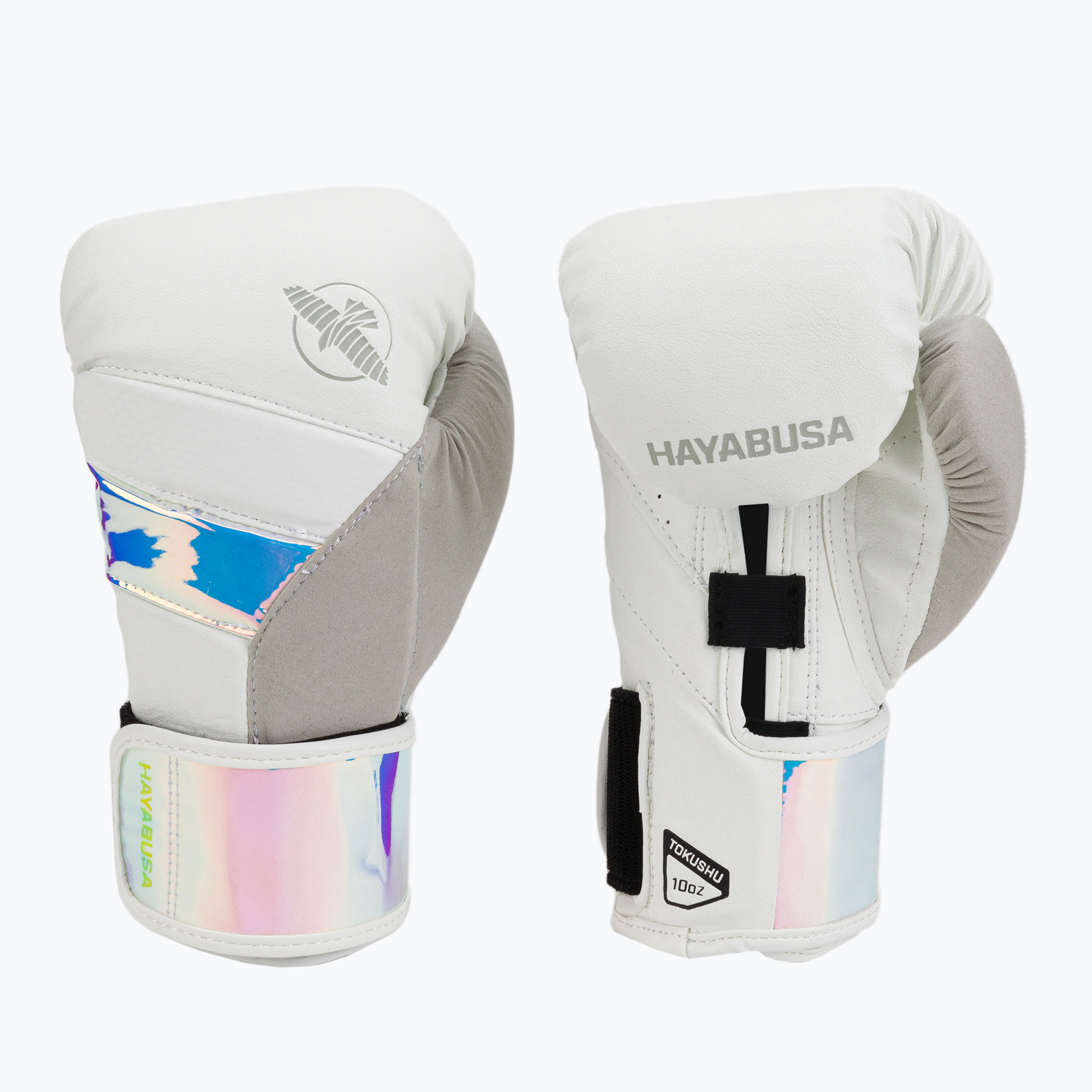 Rękawice bokserskie Hayabusa T3 white/iridescent 