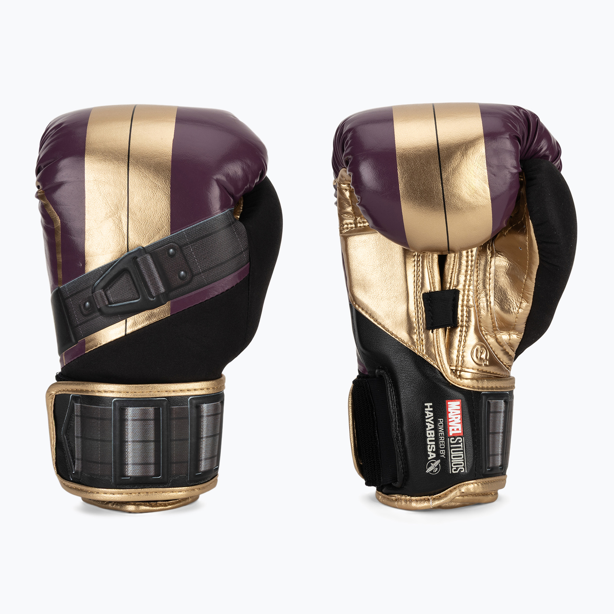 Hayabusa Marvel's Batroc fialové/zlaté boxerské rukavice