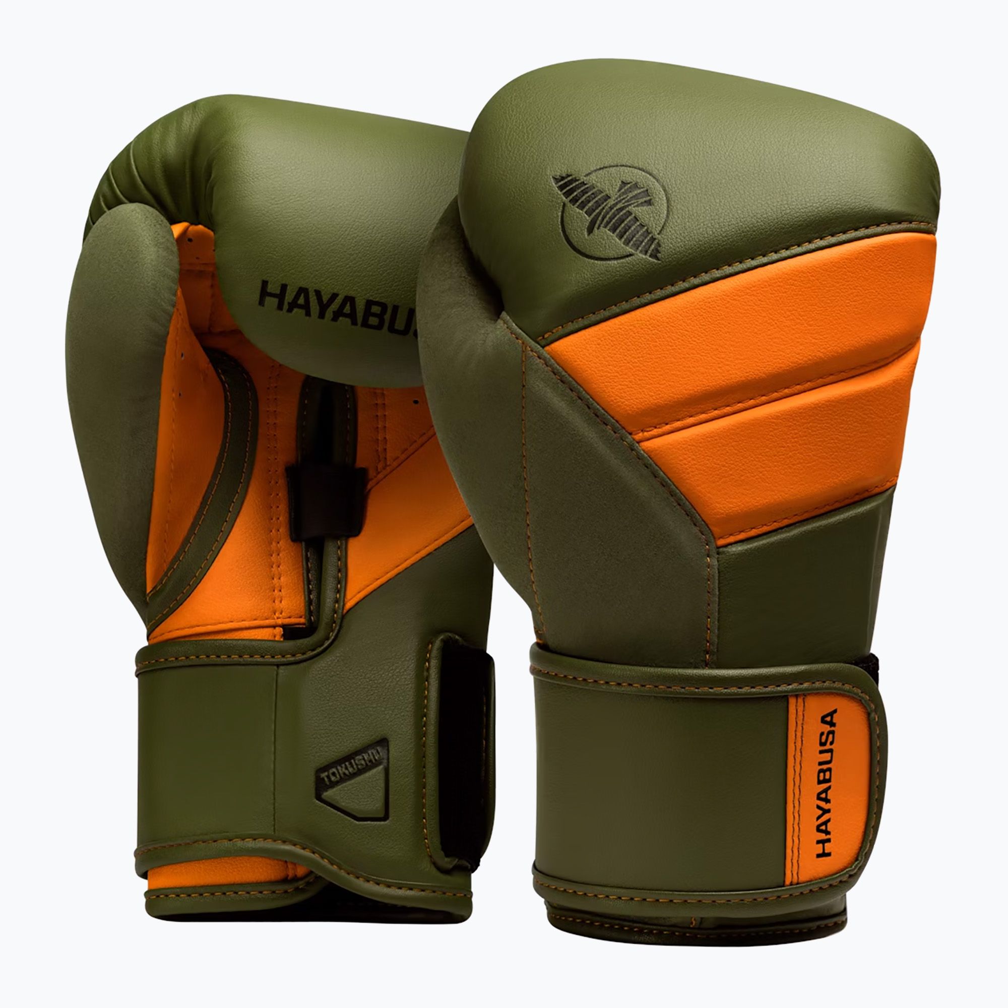 Rękawice bokserskie Hayabusa T3 green/orange 