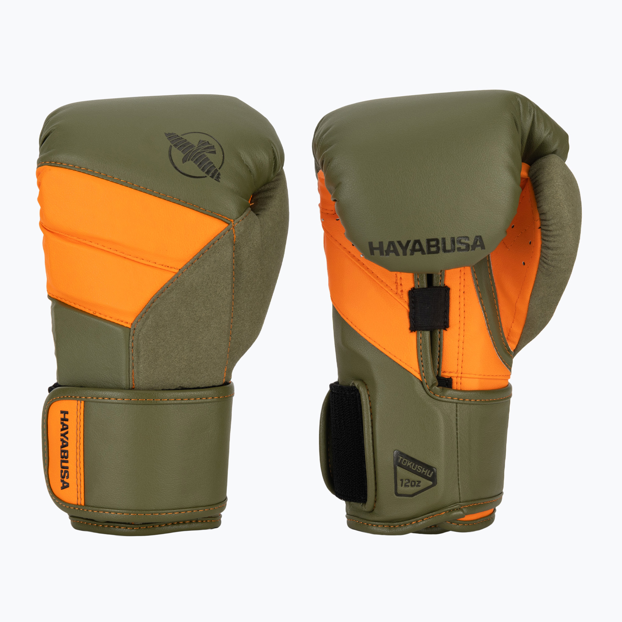 Hayabusa T3 grün/orange Boxhandschuhe
