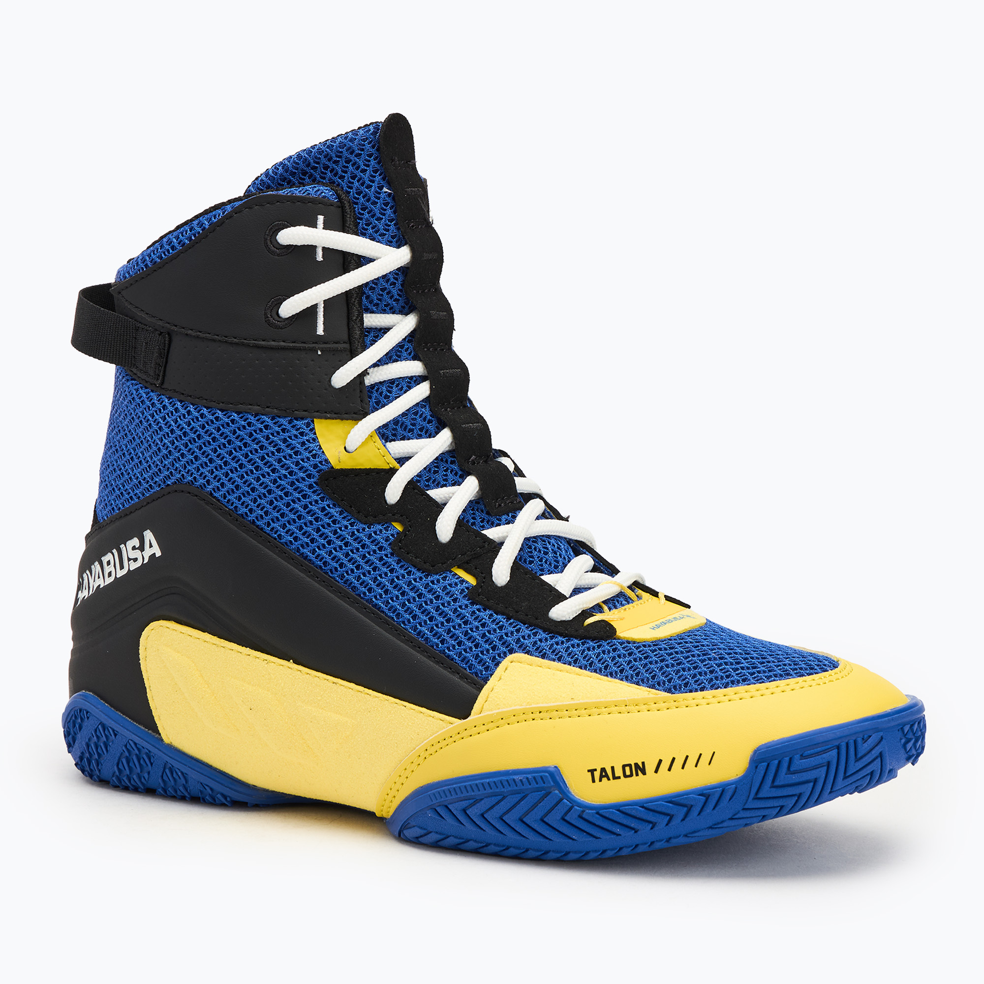 Buty bokserskie męskie Hayabusa Talon Boxing blue/yellow 