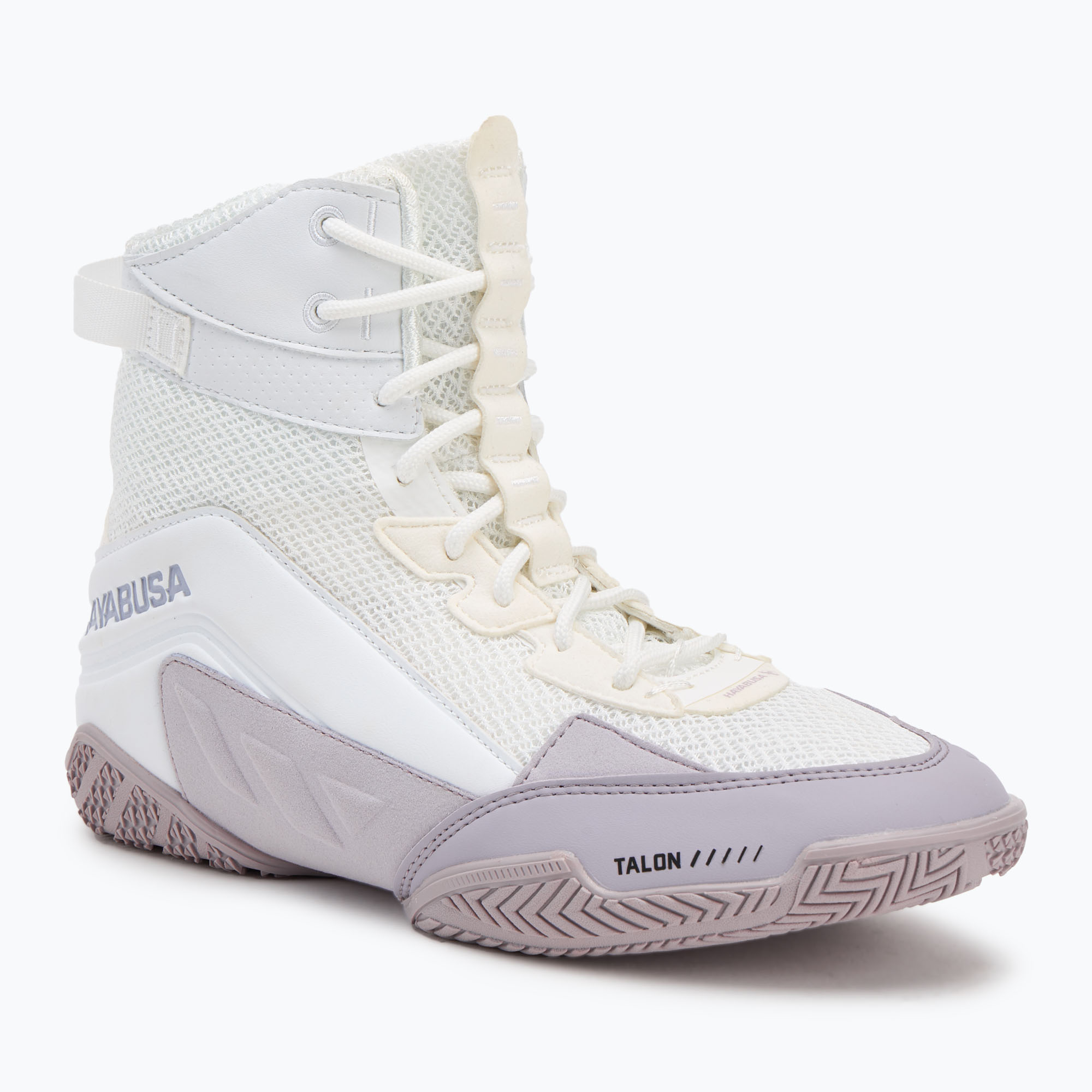 Buty bokserskie Hayabusa Talon Boxing white/lavender 