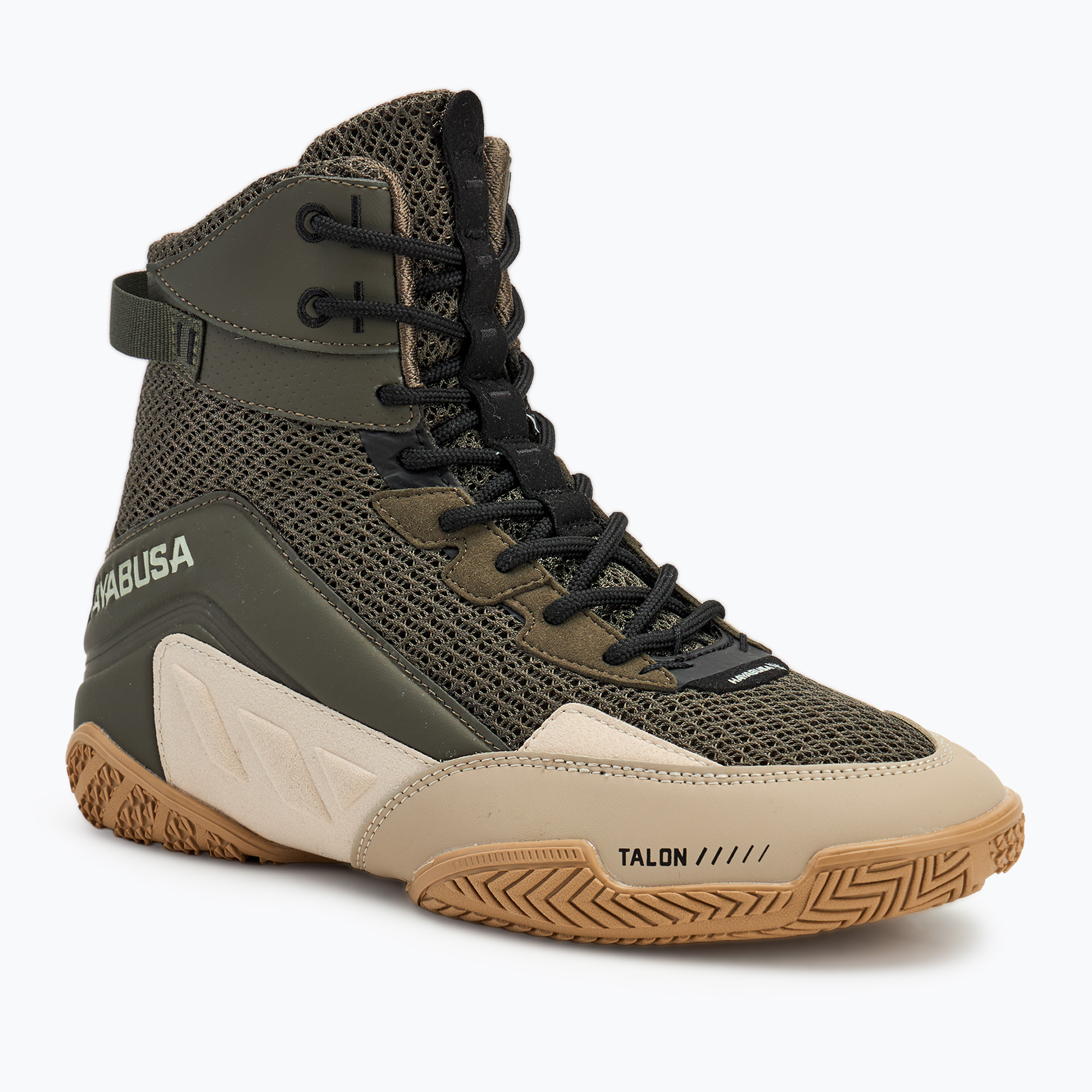 Buty bokserskie męskie Hayabusa Talon Boxing green/tan 