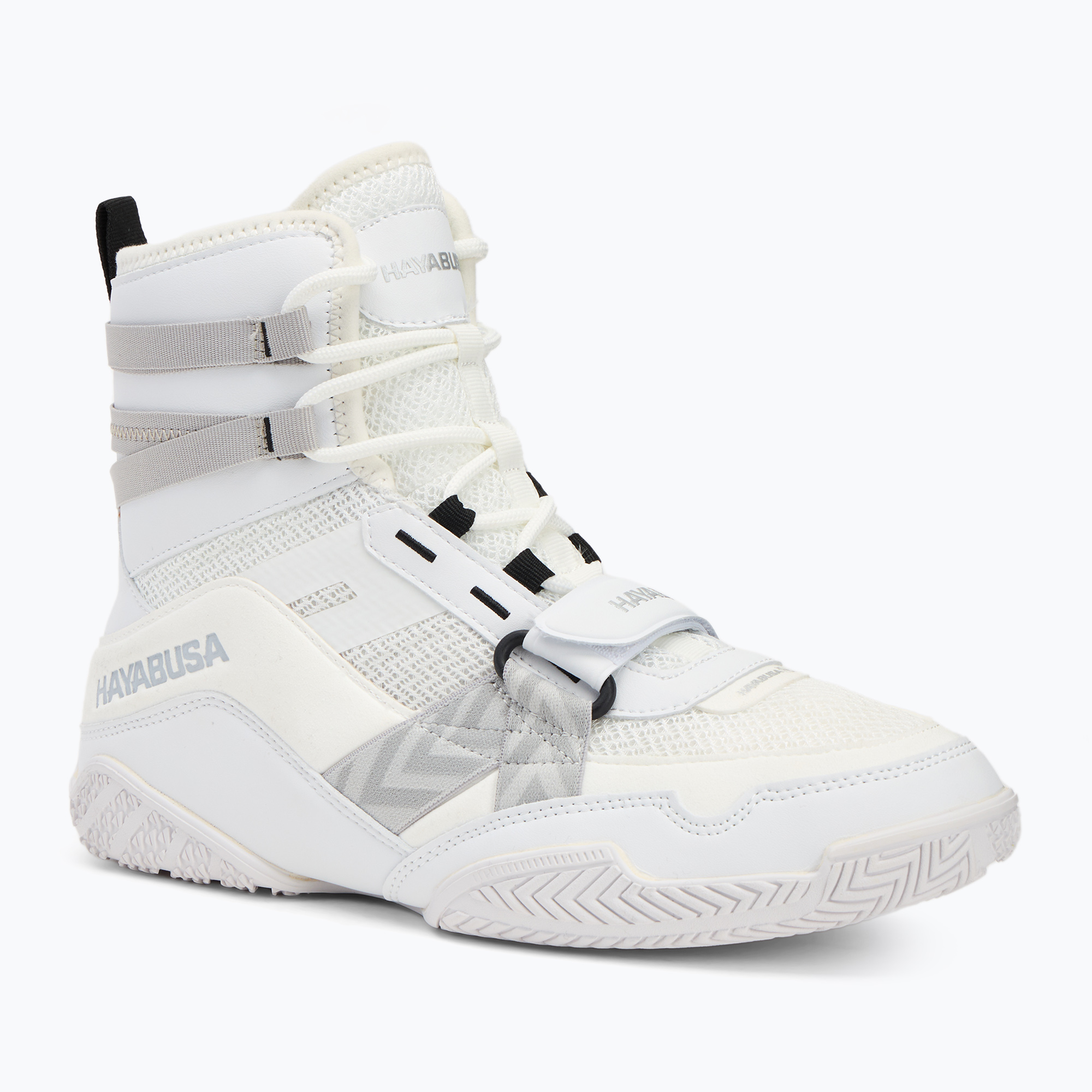 Buty bokserskie męskie Hayabusa Strike Boxing white 