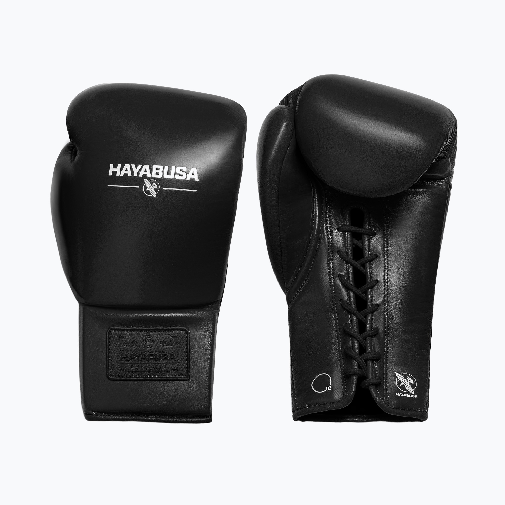 Rękawice bokserskie Hayabusa Pro Traditional Horse Hair Lace-Up black 
