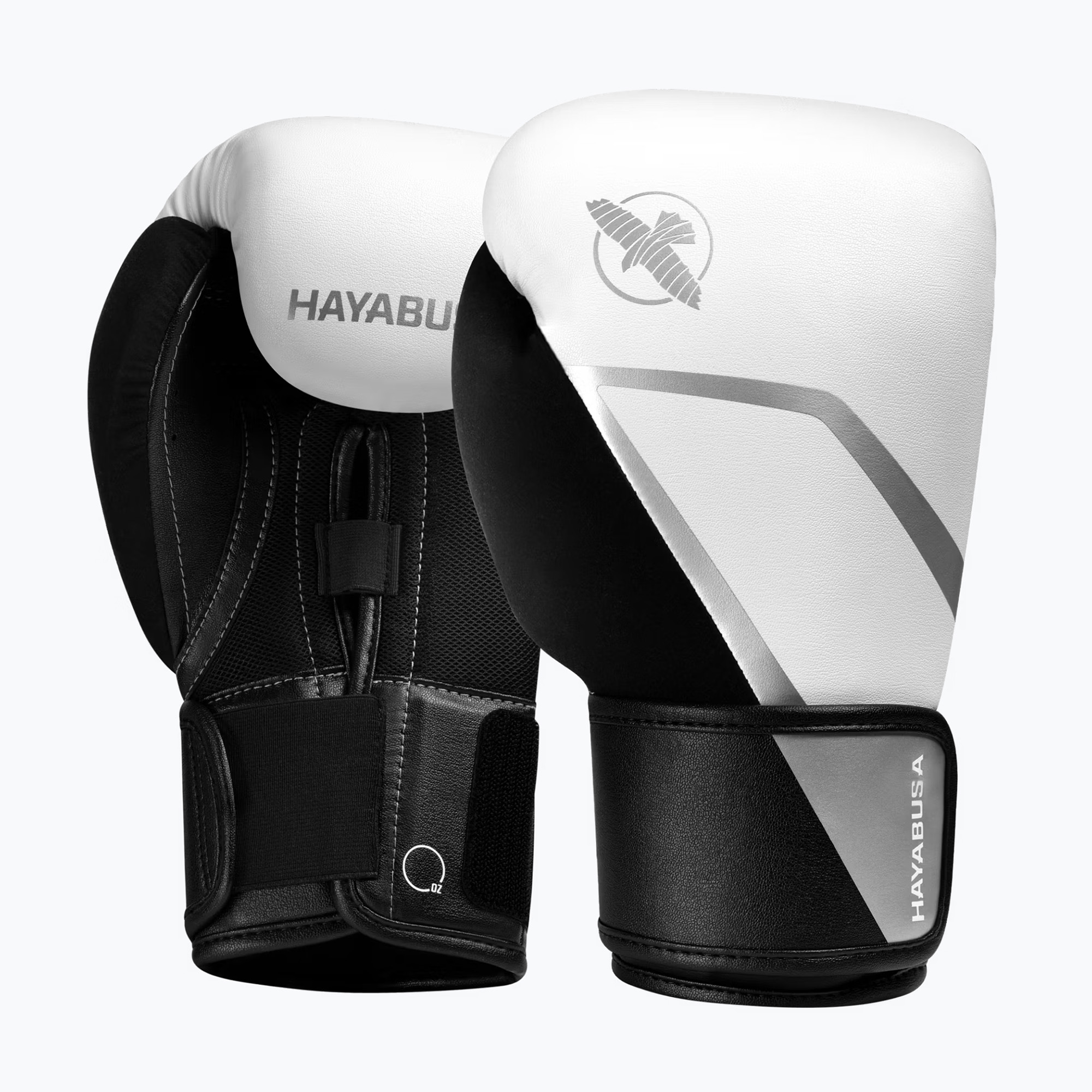 Boxerské rukavice Hayabusa E1 Boxing white/silver